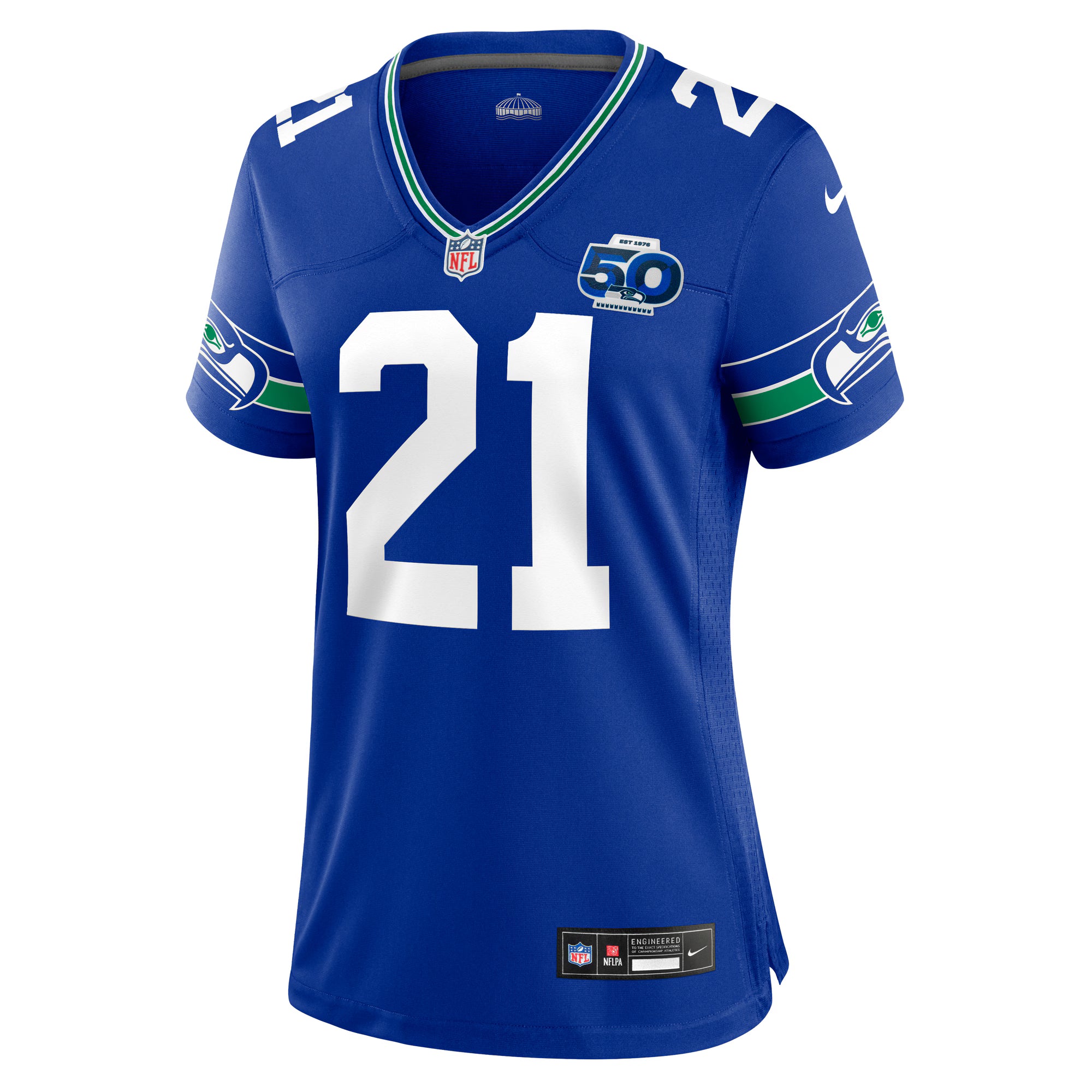 Devon Witherspoon Seattle Seahawks Nike Women's Alternate 2 50th Season Game Jersey - Royal