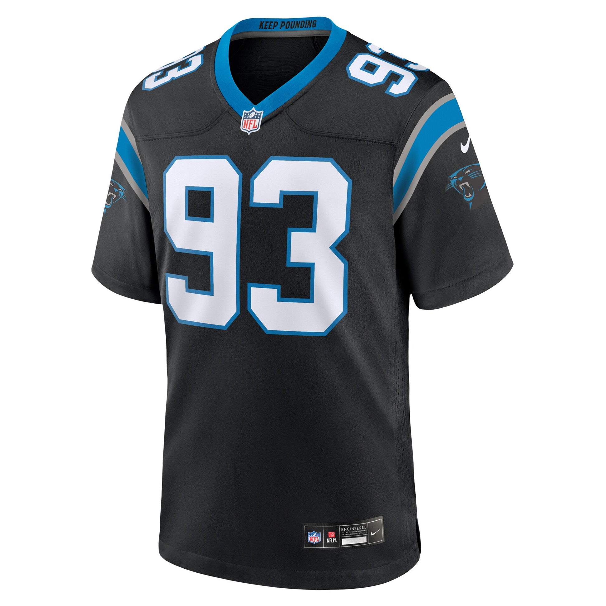 LaBryan Ray Carolina Panthers Nike Team Game Jersey -  Black