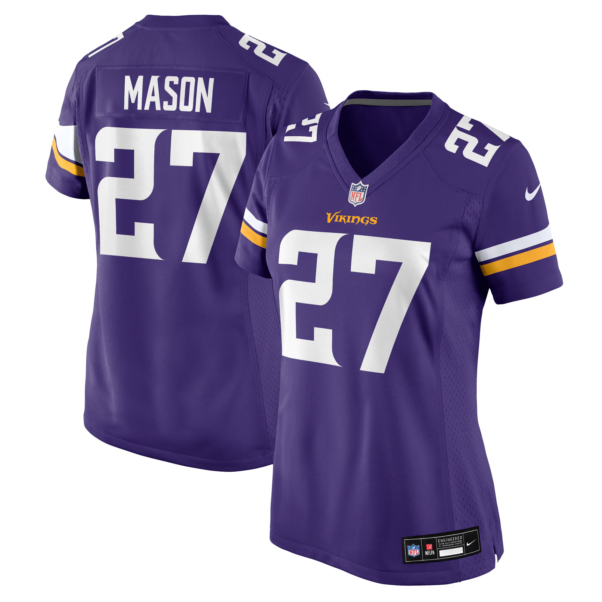 Jordan Mason Minnesota Vikings Nike Women's Team Game Jersey -  Purple