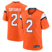 Patrick Surtain II Denver Broncos Nike Mile High Collection Game Jersey - Orange