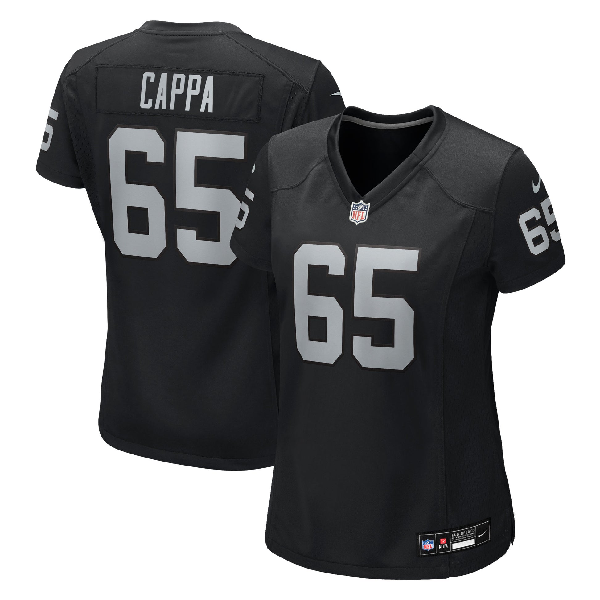 Alex Cappa Las Vegas Raiders Nike Women's Team Game Jersey -  Black