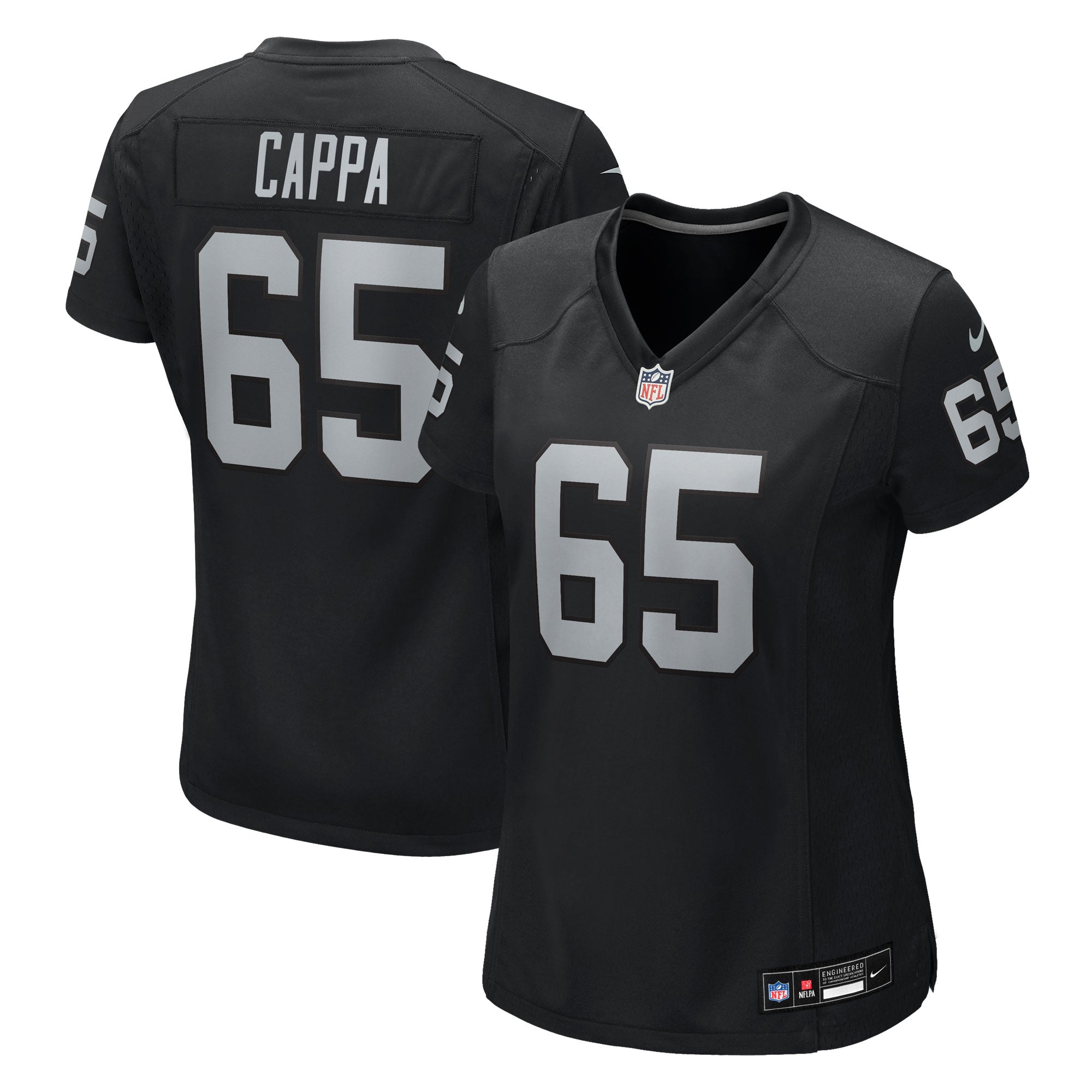 Alex Cappa Las Vegas Raiders Nike Women's Team Game Jersey -  Black