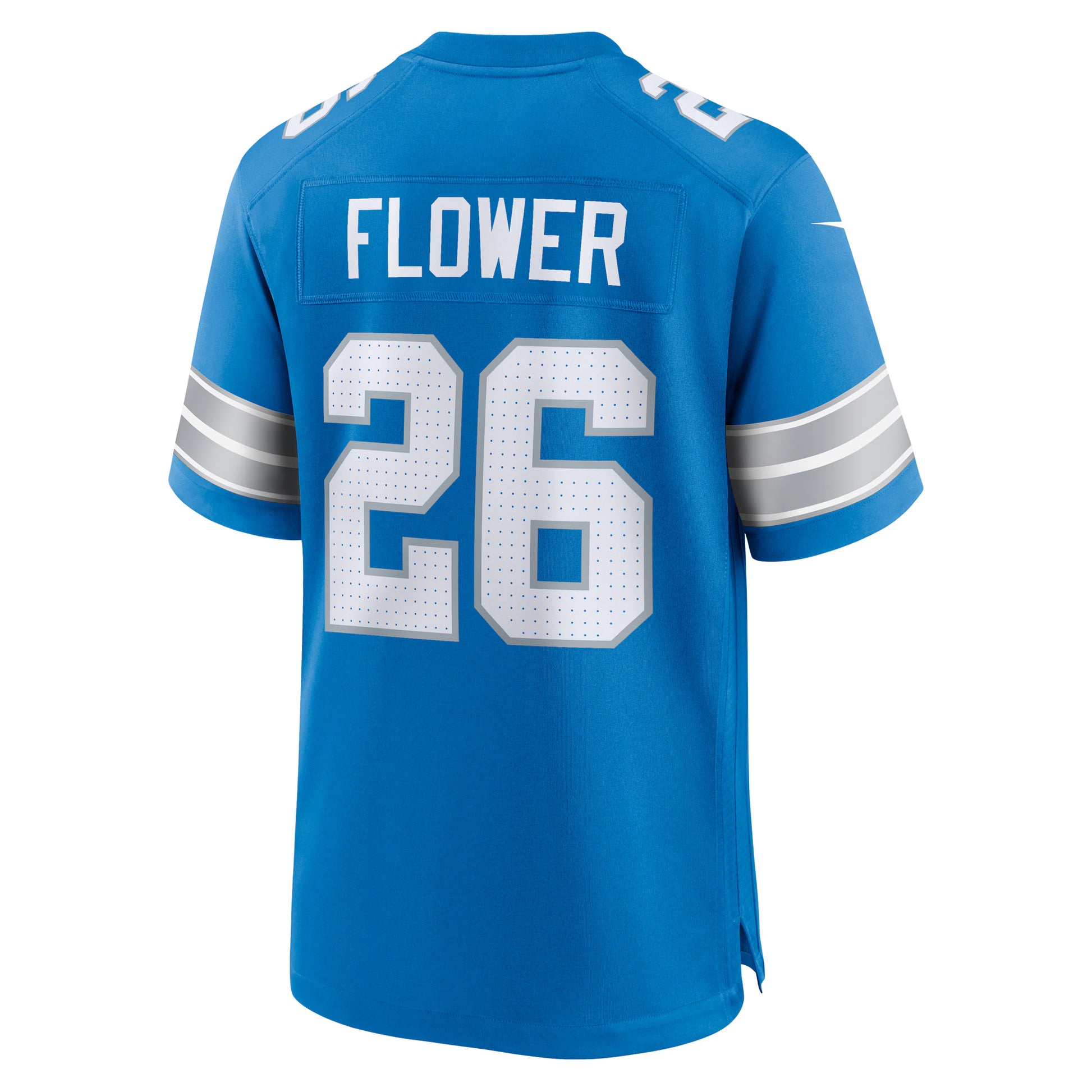 Tre Flowers Detroit Lions Nike Team Game Jersey -  Blue