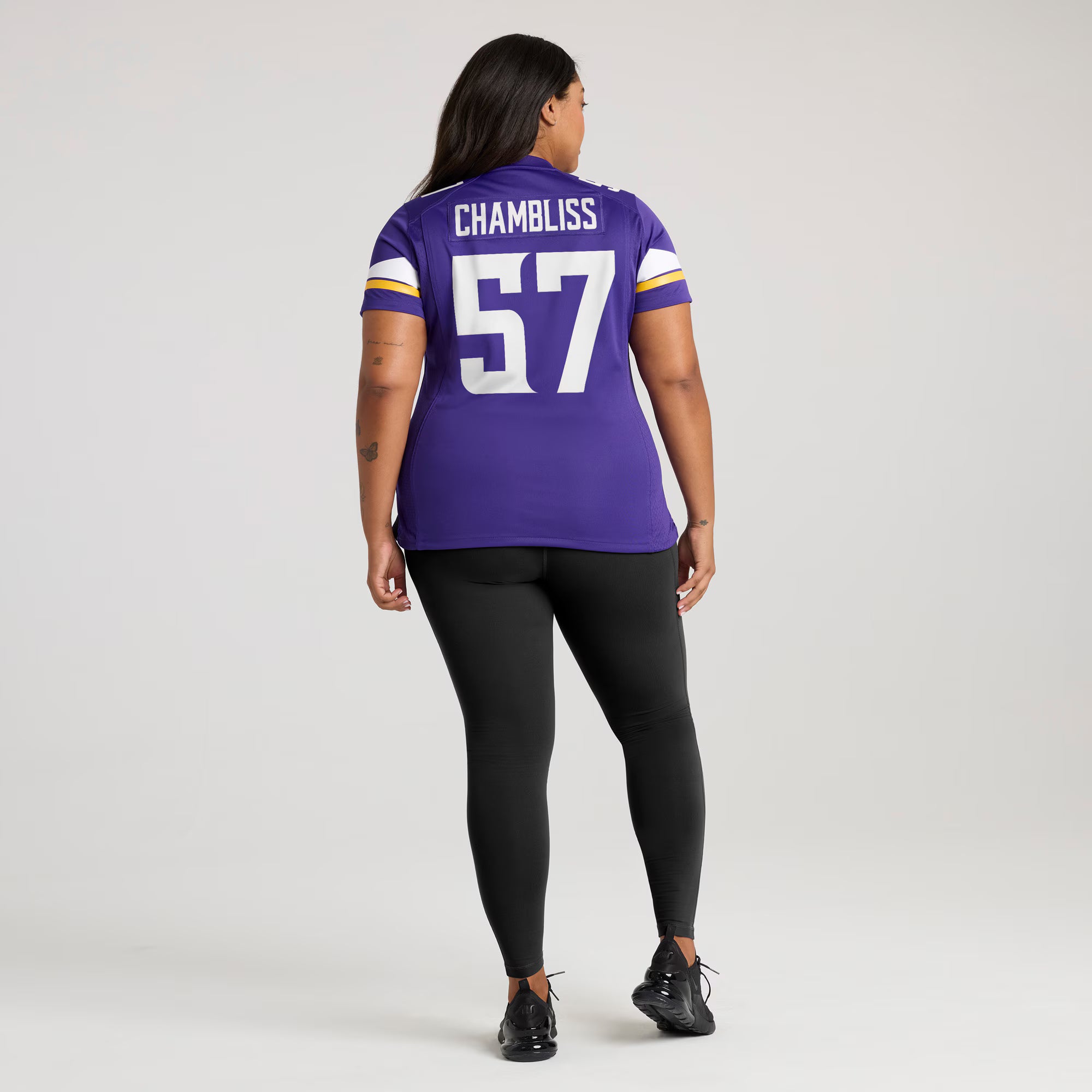 Chaz Chambliss Minnesota Vikings Nike Women's Team Game Jersey -  Purple