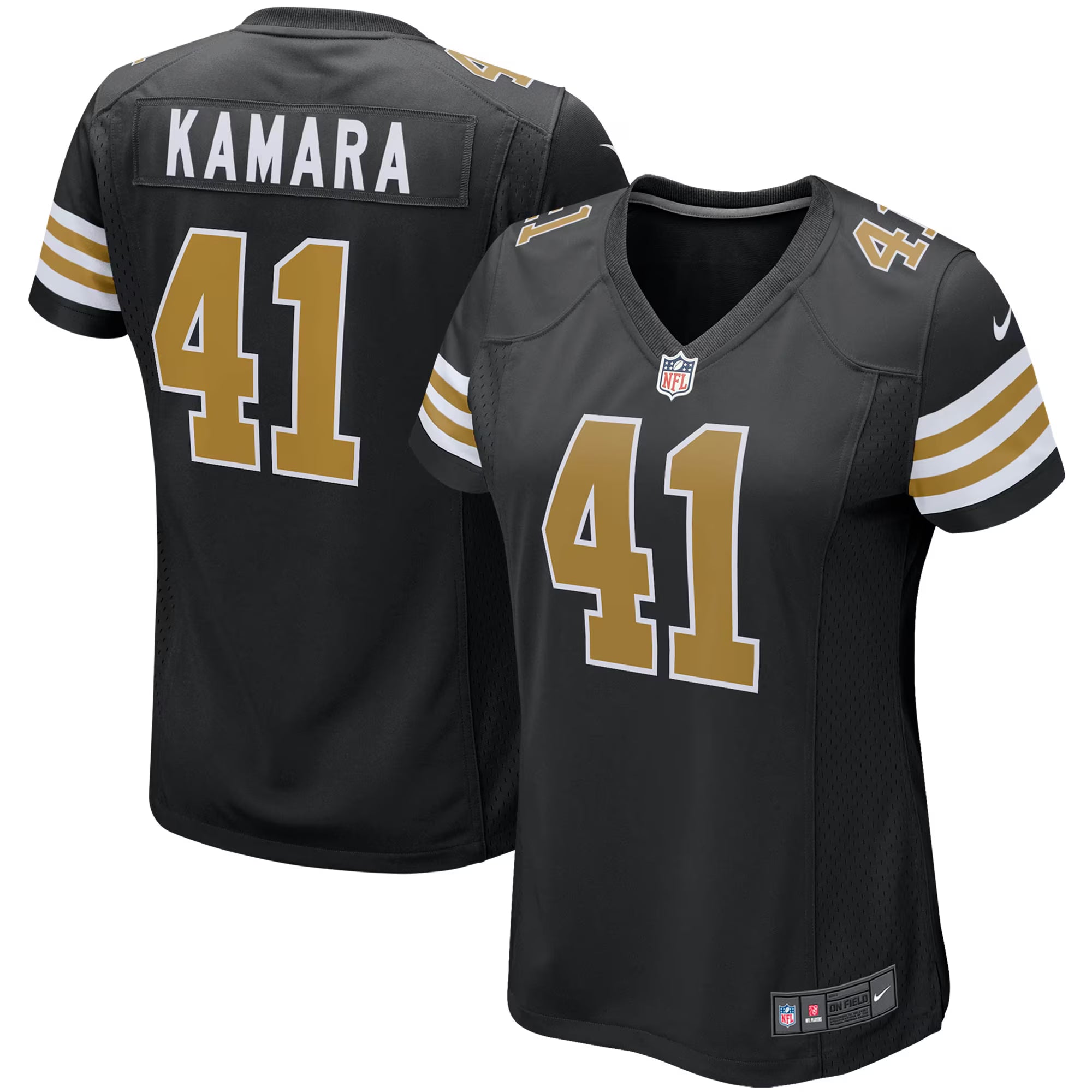 Alvin Kamara New Orleans Saints Nike Women's Player Jersey - Black