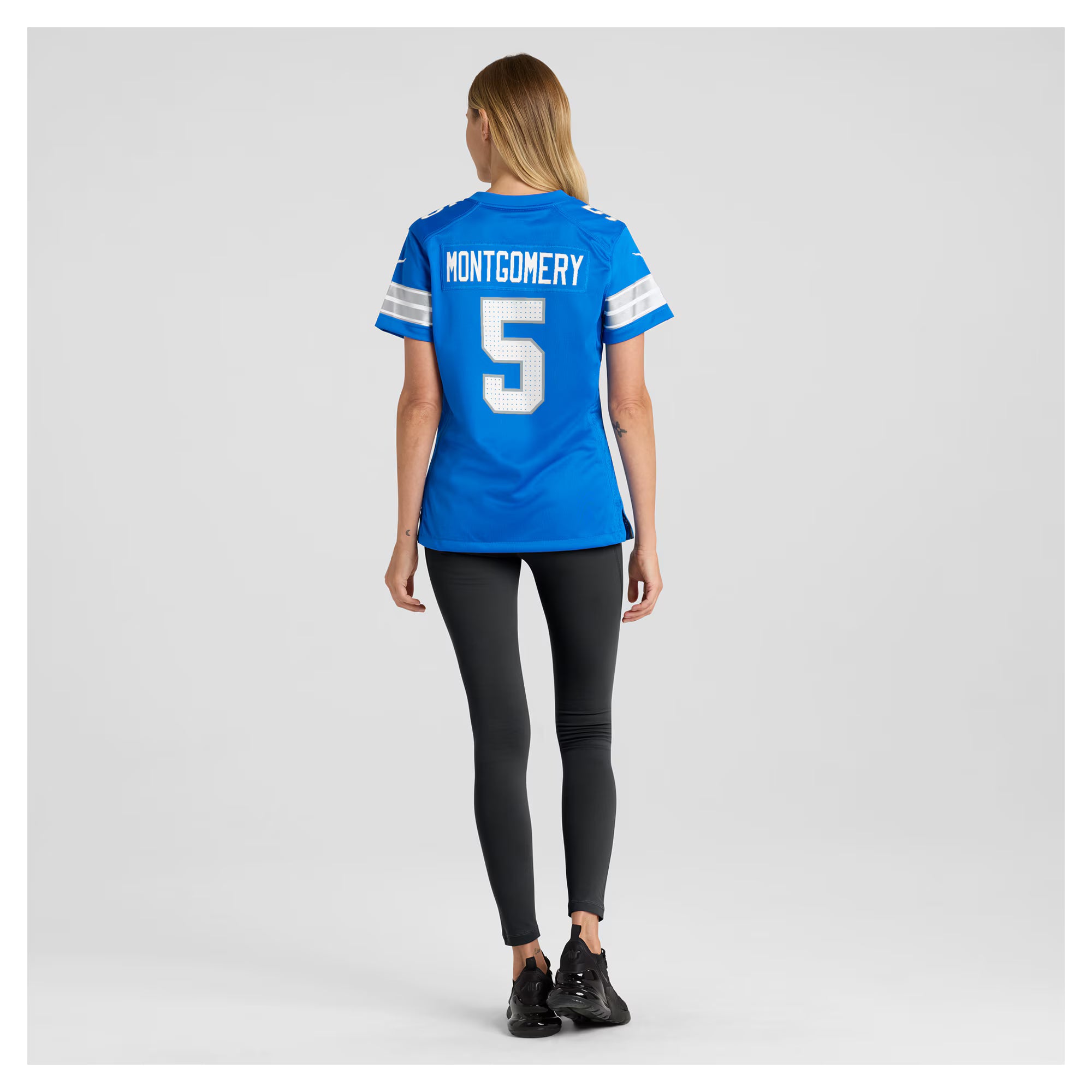 David Montgomery Detroit Lions Nike Women's Team Game Jersey -  Blue
