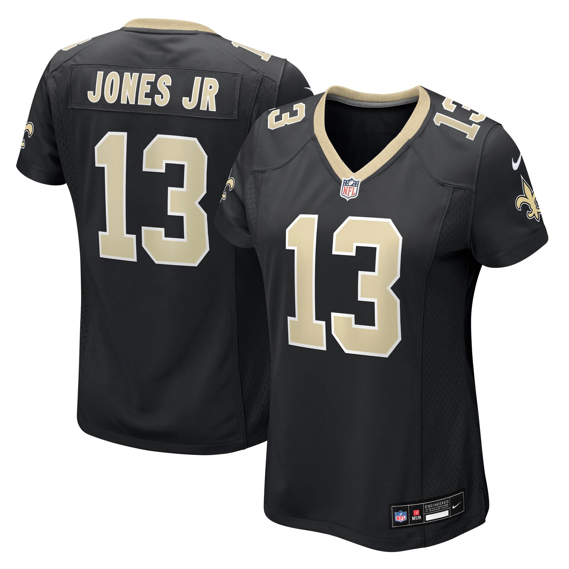 Velus Jones Jr. New Orleans Saints Nike Women's Team Game Jersey -  Black