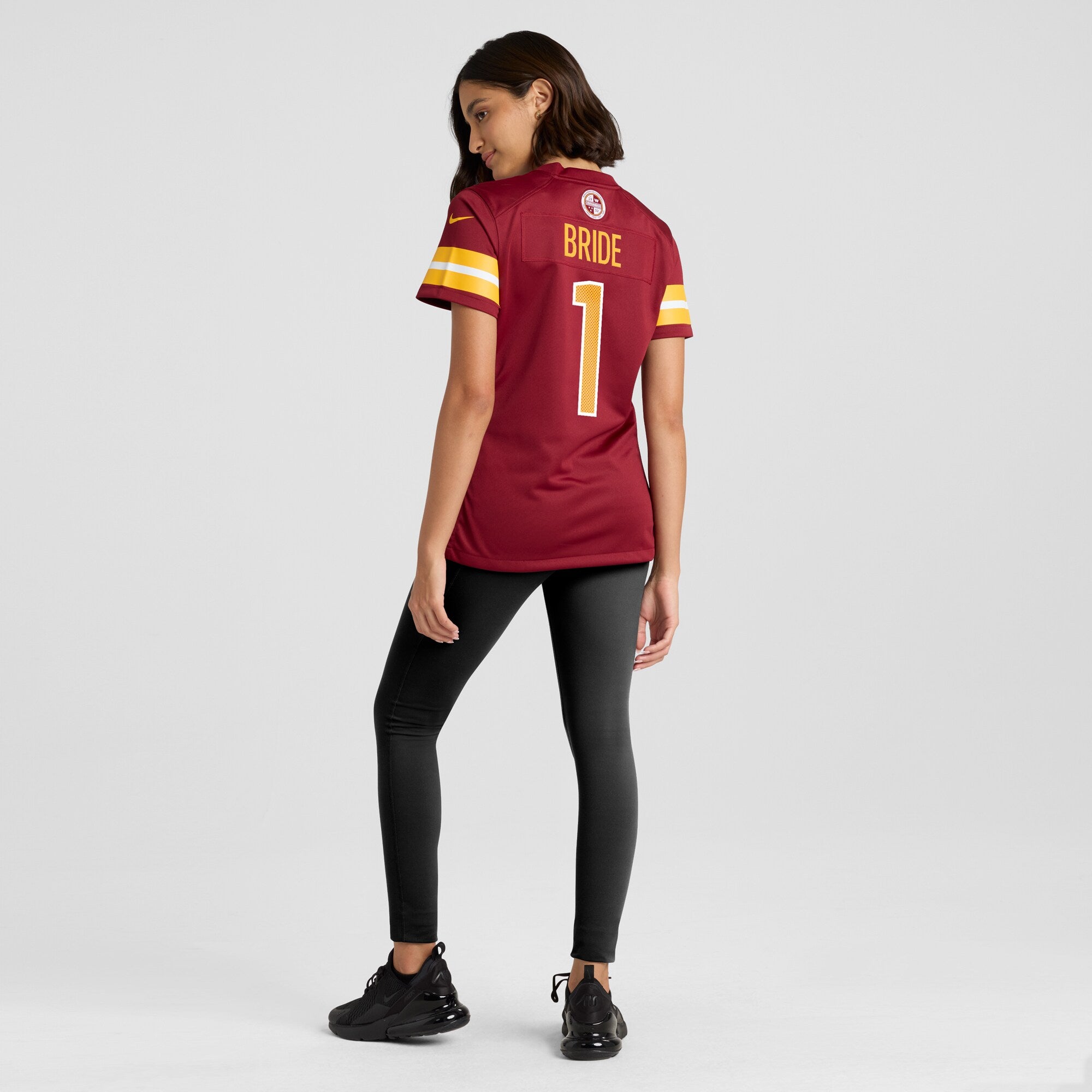Number 1 Bride Washington Commanders Nike Women's Game Jersey - Burgundy