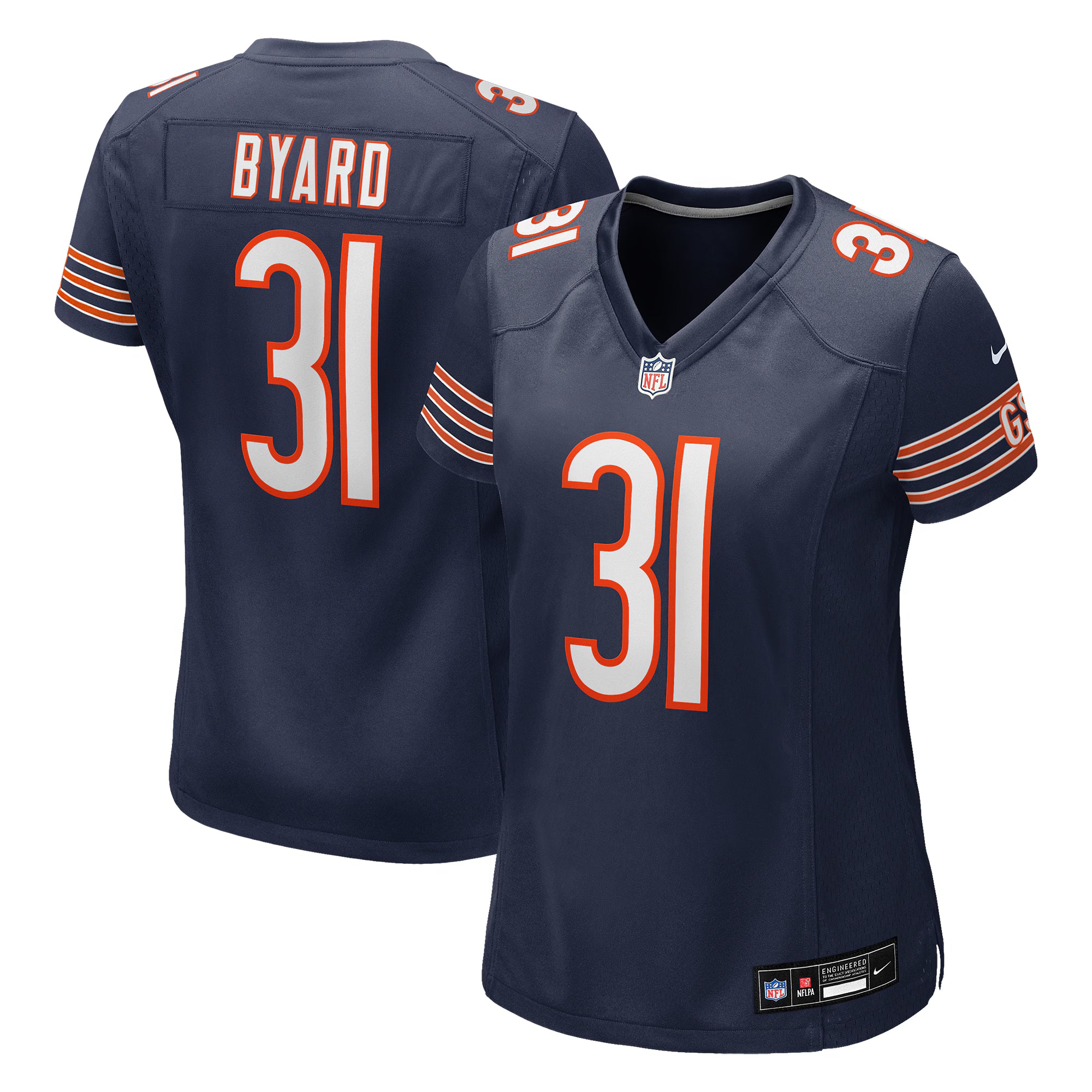 Kevin Byard Chicago Bears Nike Women's Team Game Jersey -  Navy