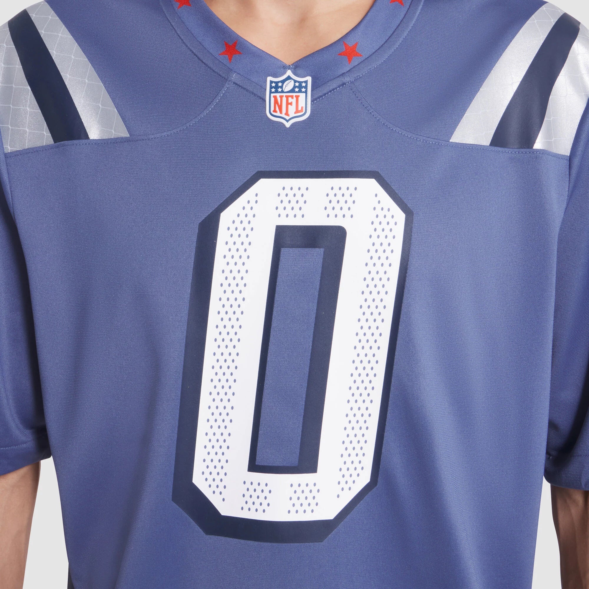 Christian Gonzalez New England Patriots Nike 2025 Rivalries Collection Game Jersey - Storm Blue