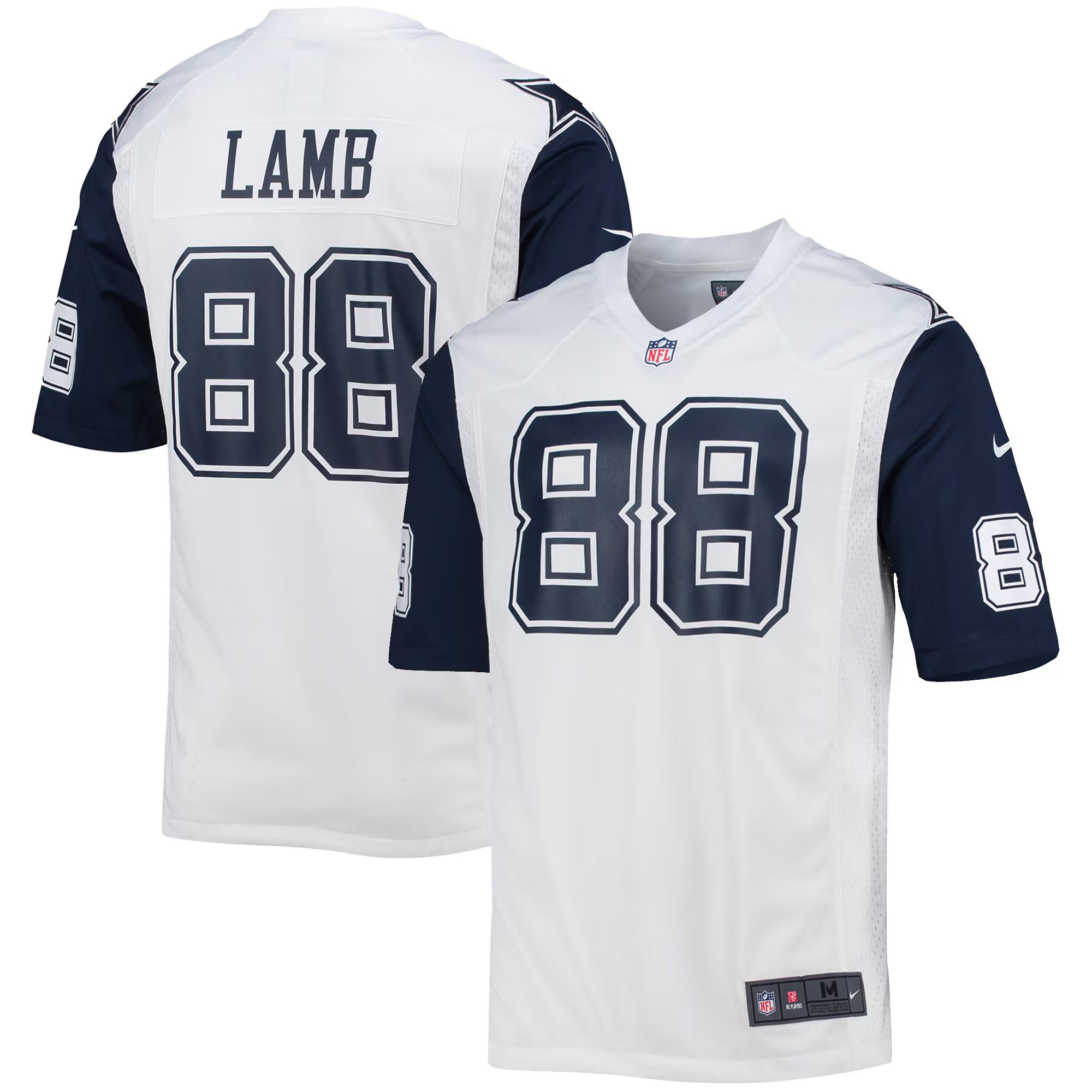 CeeDee Lamb Dallas Cowboys Nike Alternate Game Team Jersey - White