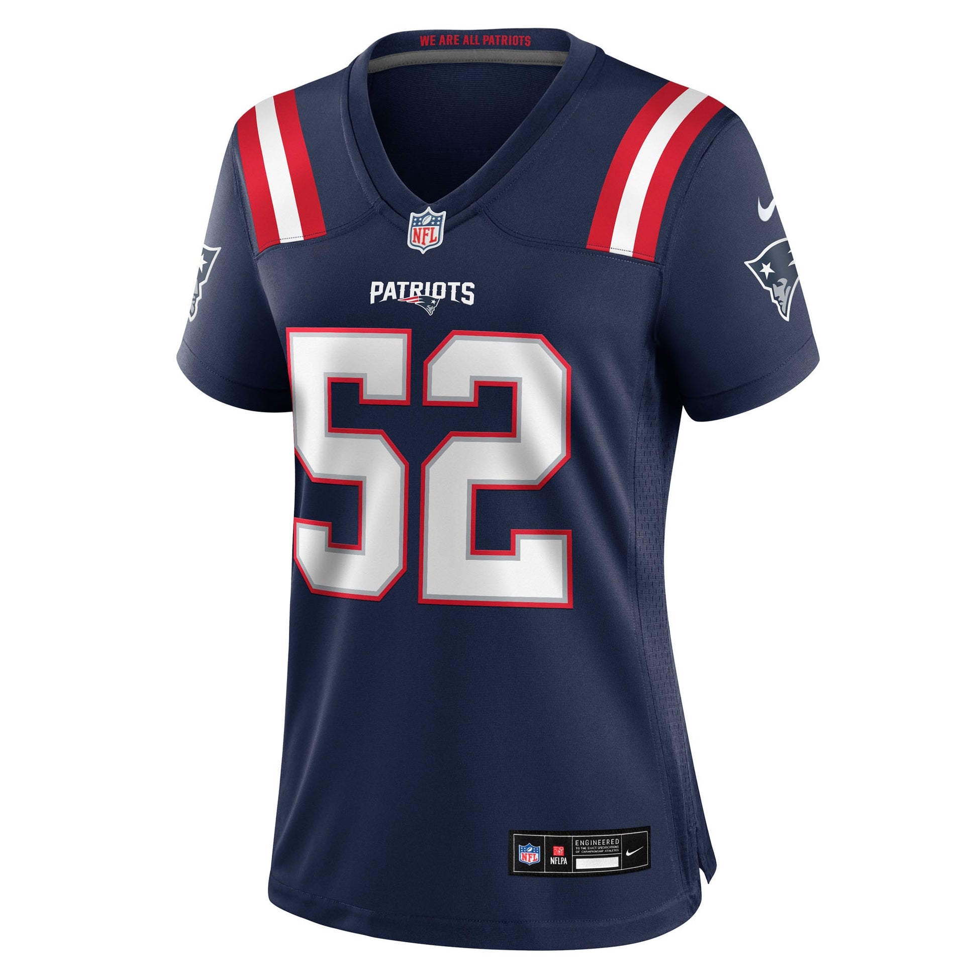 Marcus Bryant New England Patriots Nike Women's Team Game Jersey -  Navy