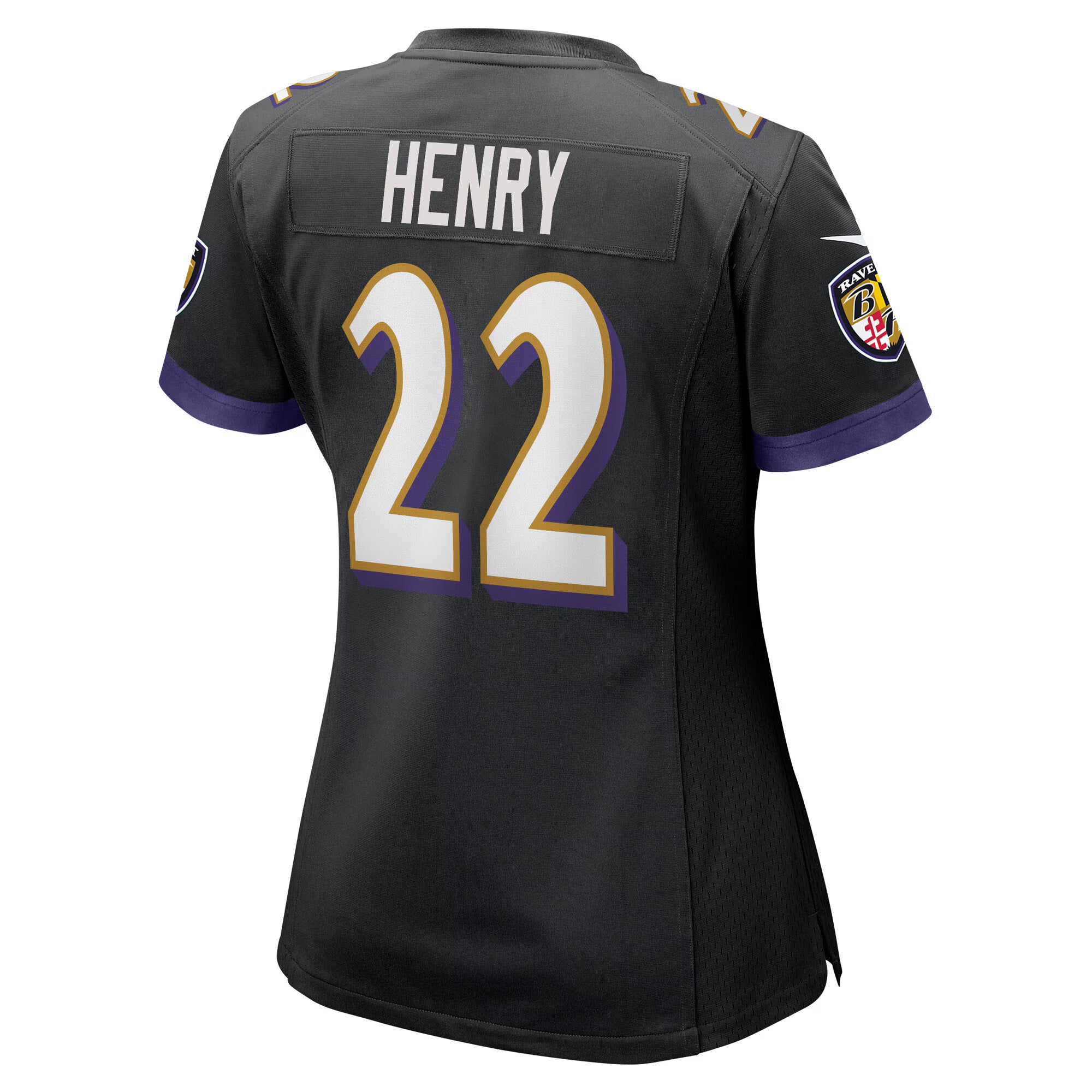 Derrick Henry Baltimore Ravens Nike Women's Alternate Game Jersey - Black