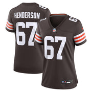 LaDarius Henderson Cleveland Browns Nike Women's Team Game Jersey -  Brown