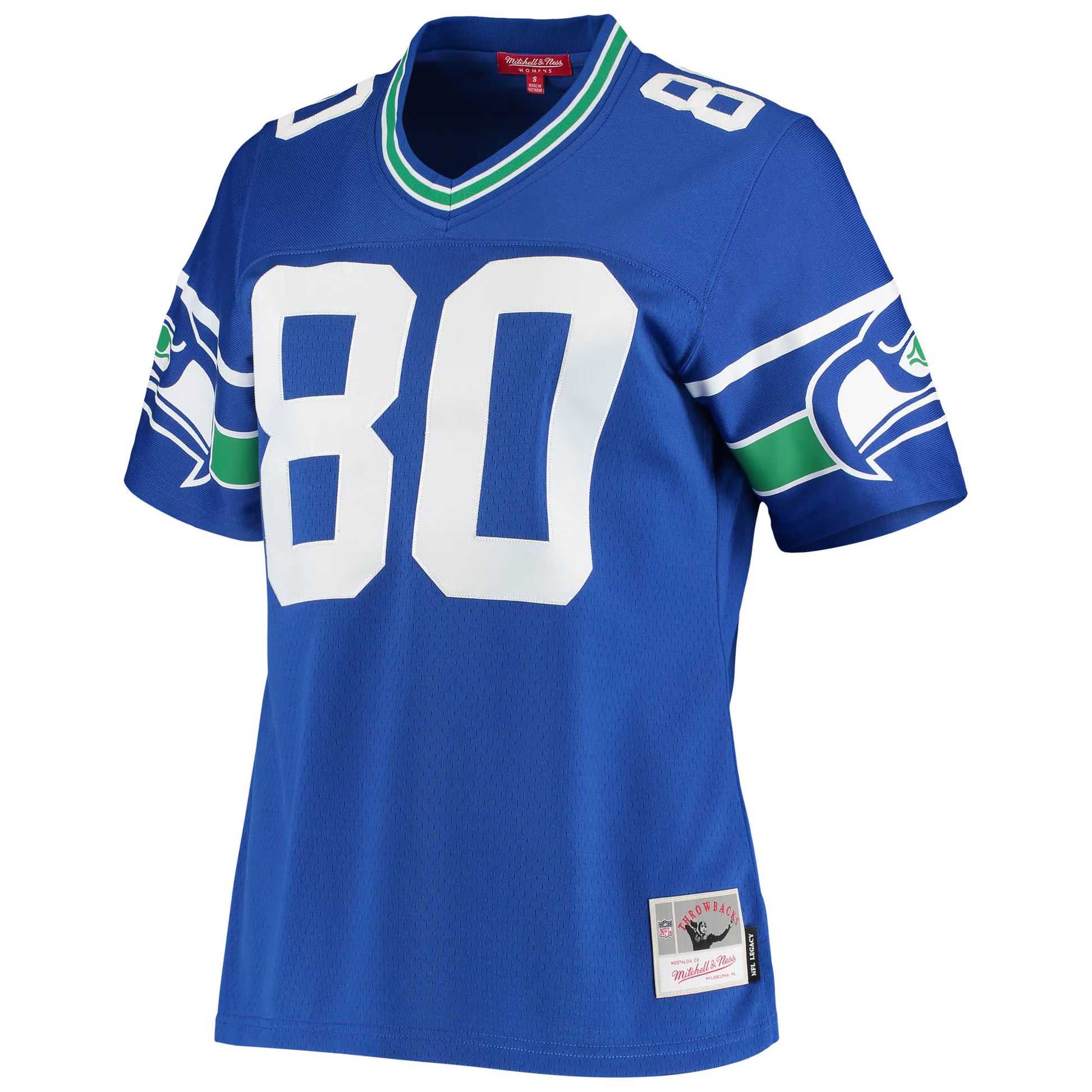 Steve Largent Seattle Seahawks Mitchell &amp; Ness Women's 1985 Legacy Replica Jersey - Royal