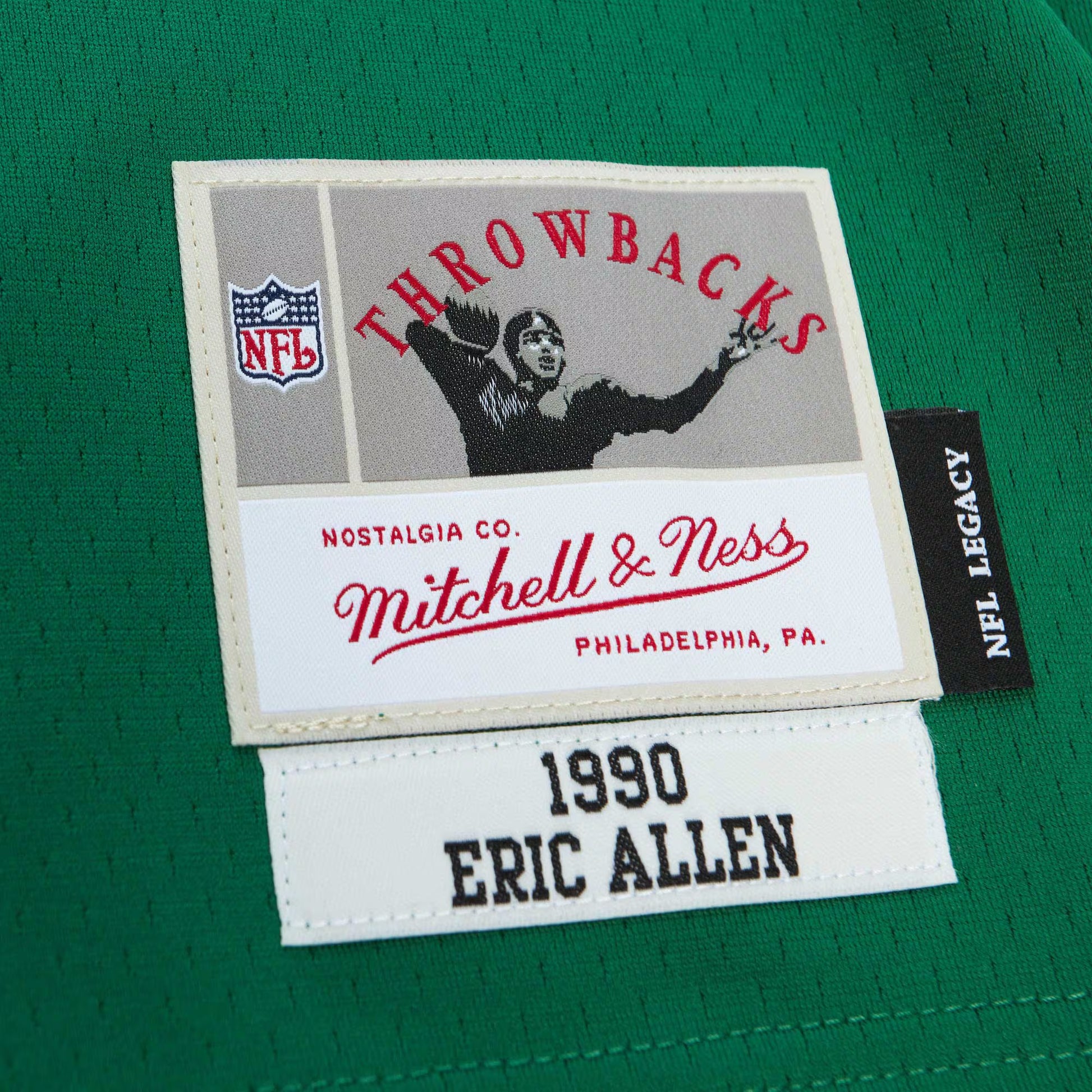 Eric Allen Philadelphia Eagles Mitchell &amp; Ness Legacy Replica Jersey - Kelly Green