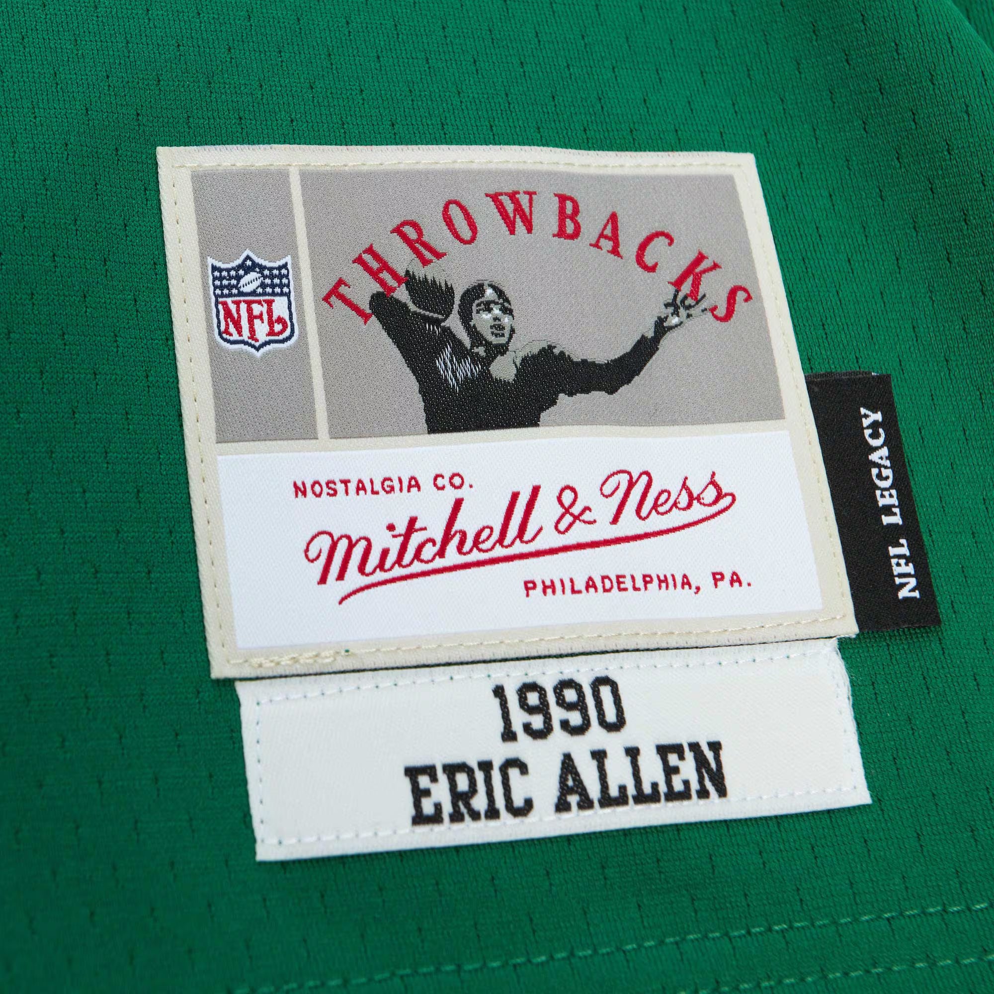 Eric Allen Philadelphia Eagles Mitchell &amp; Ness Legacy Replica Jersey - Kelly Green