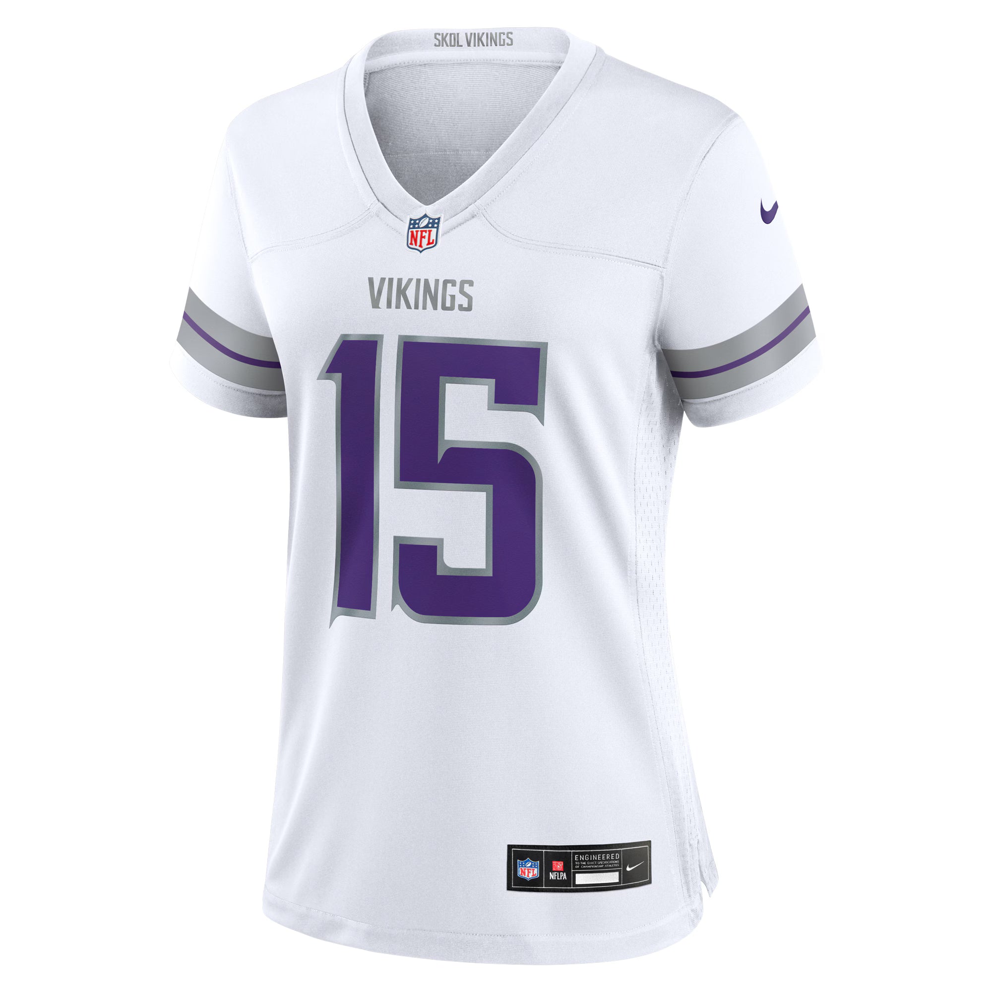 Dallas Turner Minnesota Vikings Nike Women's Alternate Game Jersey -  White