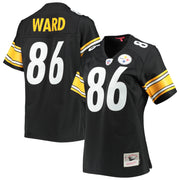 Hines Ward Pittsburgh Steelers Mitchell &amp; Ness Women's Legacy Replica Player Jersey - Black