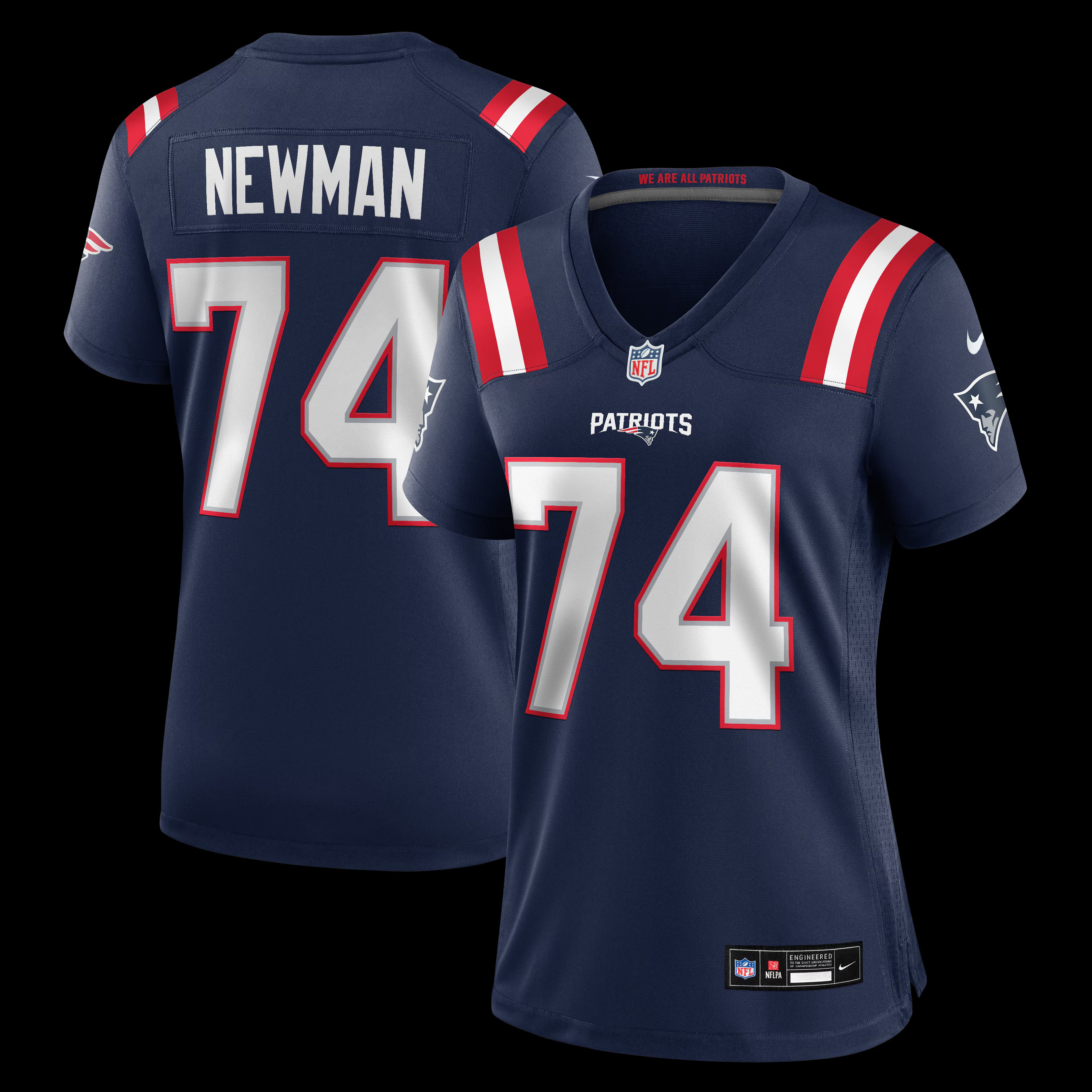 Royce Newman New England Patriots Nike Women's Team Game Jersey -  Navy