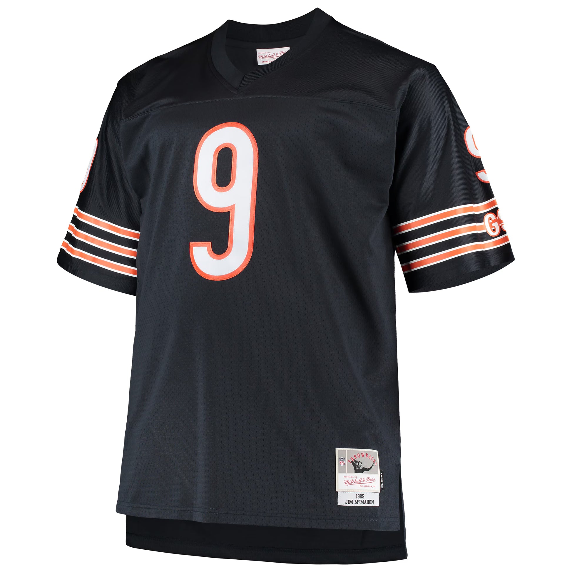 Jim McMahon Chicago Bears Mitchell &amp; Ness Big &amp; Tall 1985 Retired Player Replica Jersey - Navy