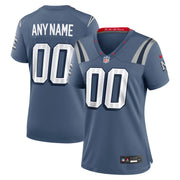 New England Patriots Nike Women's 2025 Rivalries Collection Custom Game Jersey - Storm Blue