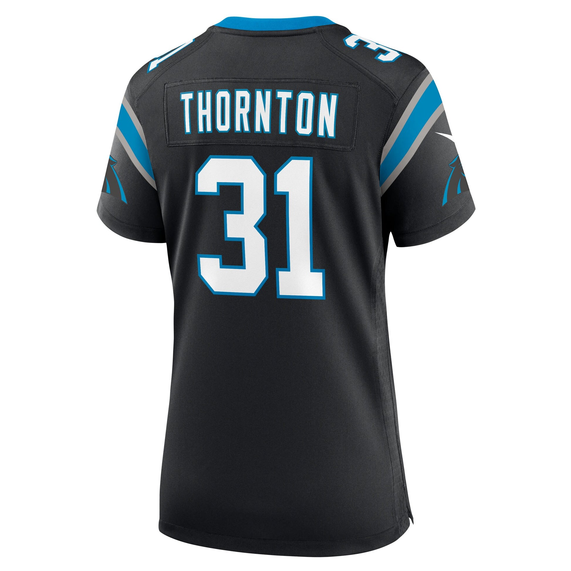 Corey Thornton Carolina Panthers Nike Women's Team Game Jersey -  Black