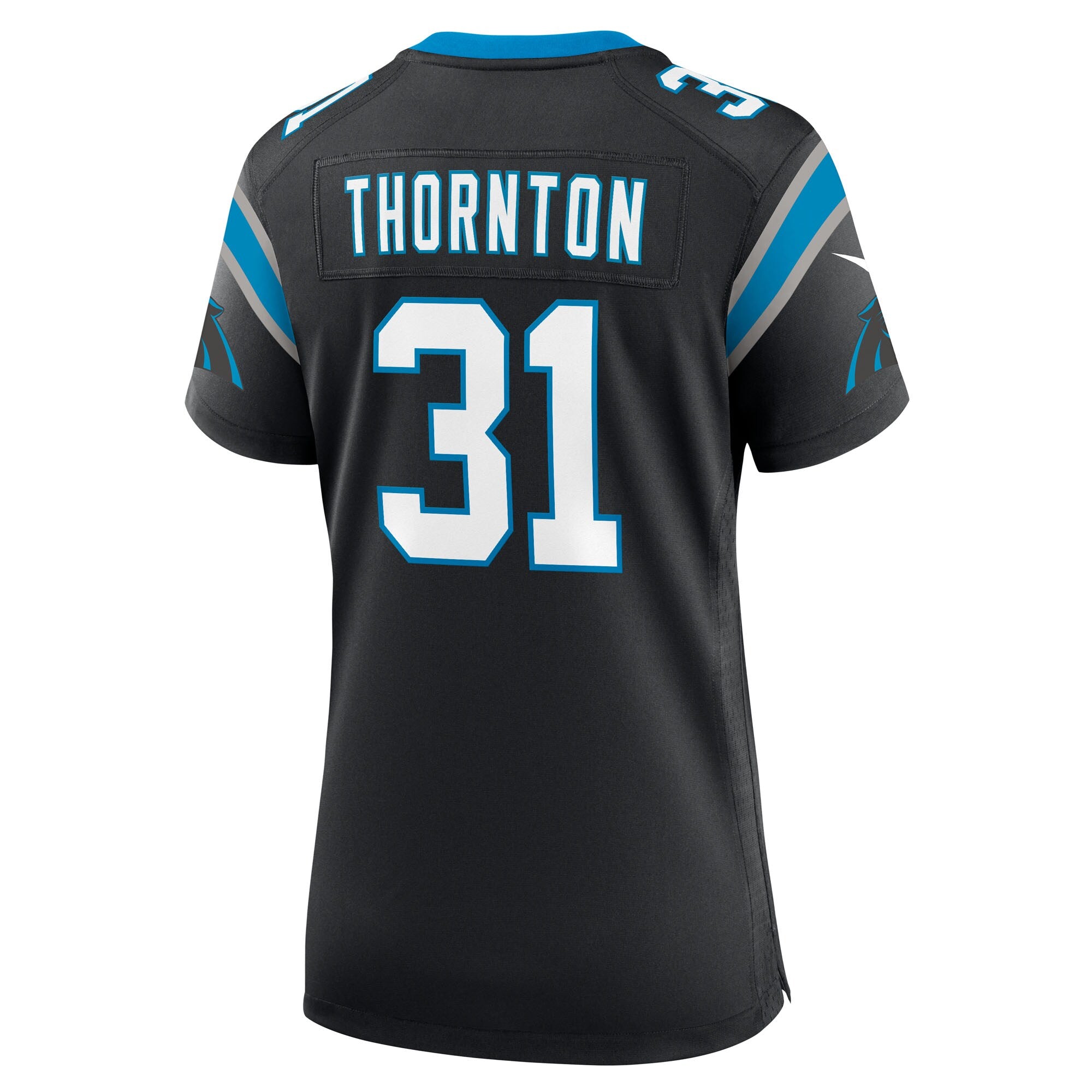 Corey Thornton Carolina Panthers Nike Women's Team Game Jersey -  Black