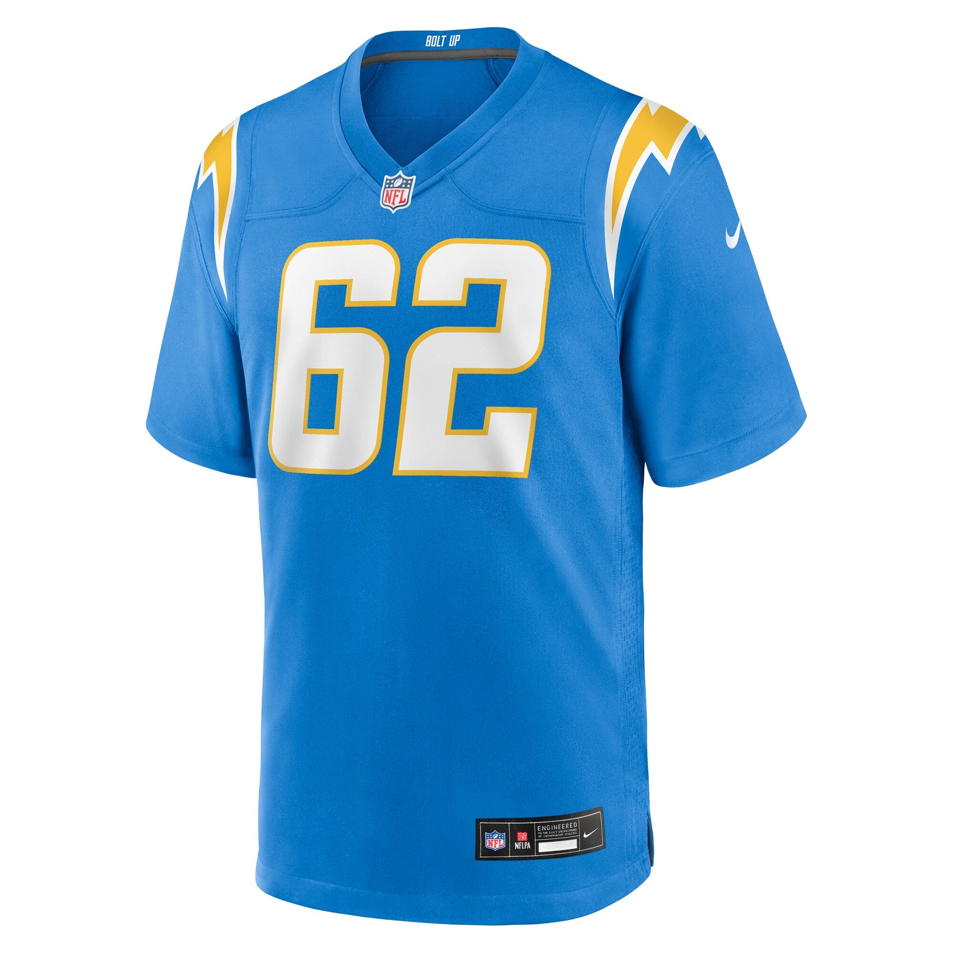 Sam Mustipher Los Angeles Chargers Nike Team Game Jersey -  Powder Blue
