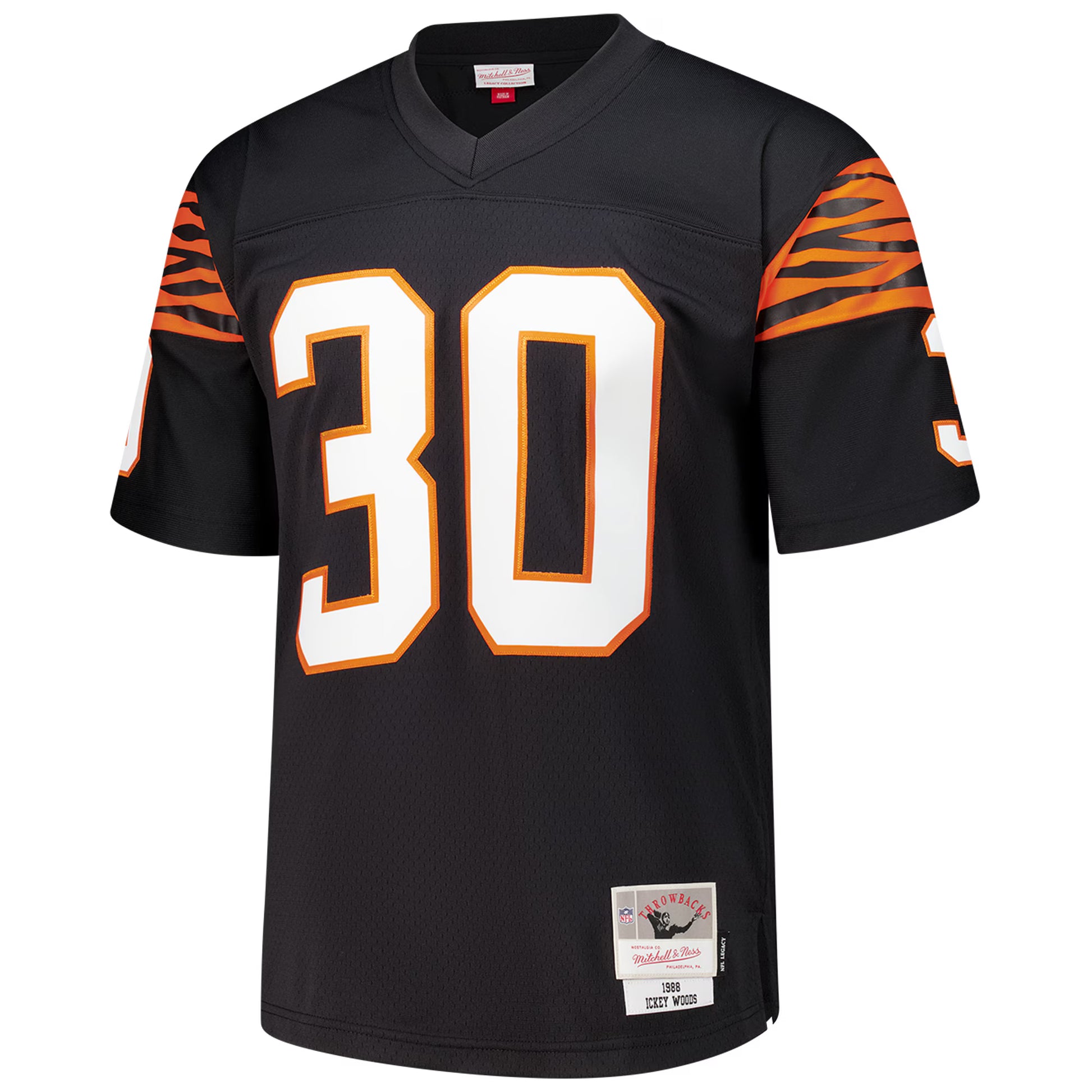Ickey Woods Cincinnati Bengals Mitchell &amp; Ness 1988 Legacy Replica Jersey - Black