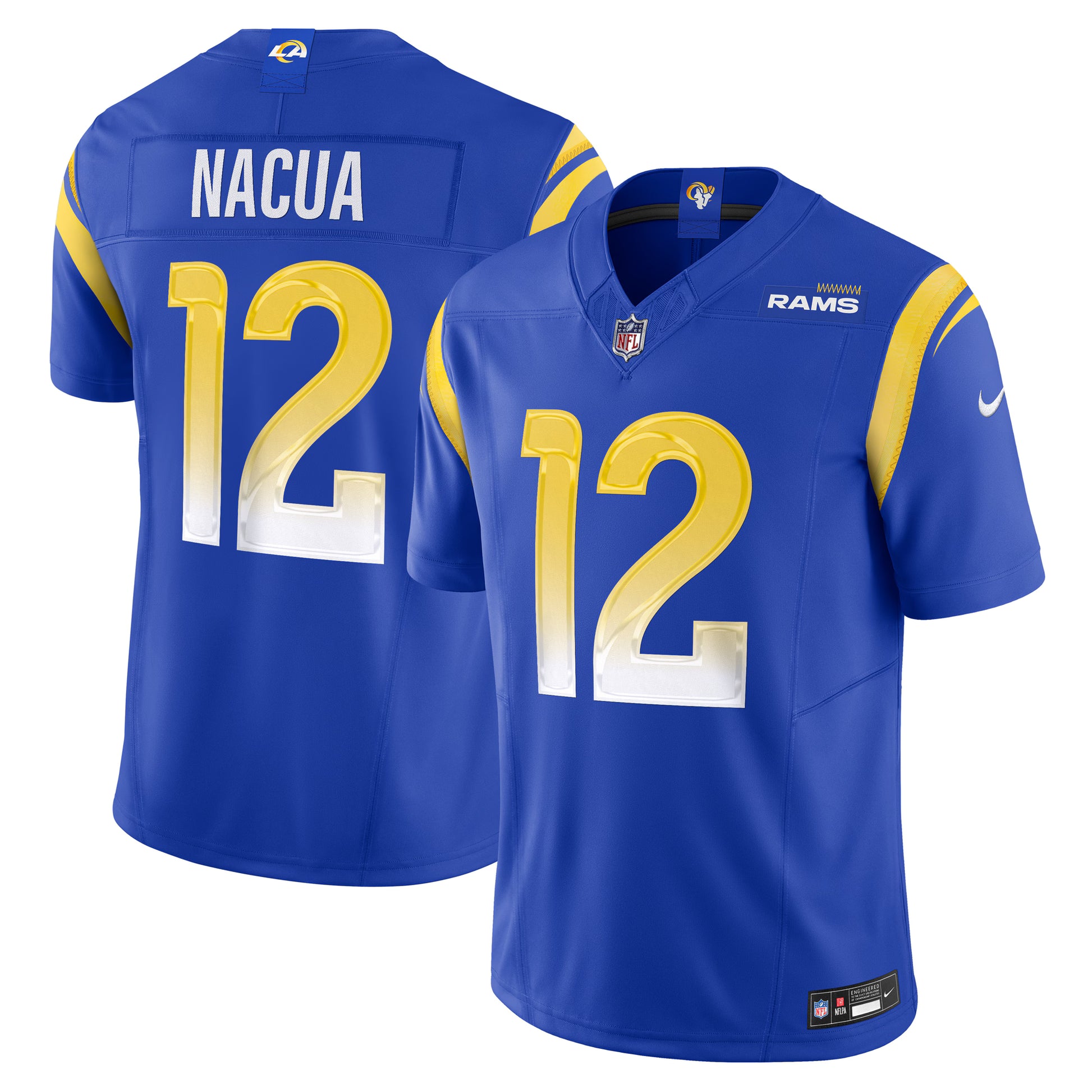 Puka Nacua Los Angeles Rams Nike Vapor F.U.S.E. Limited Player Jersey - Royal