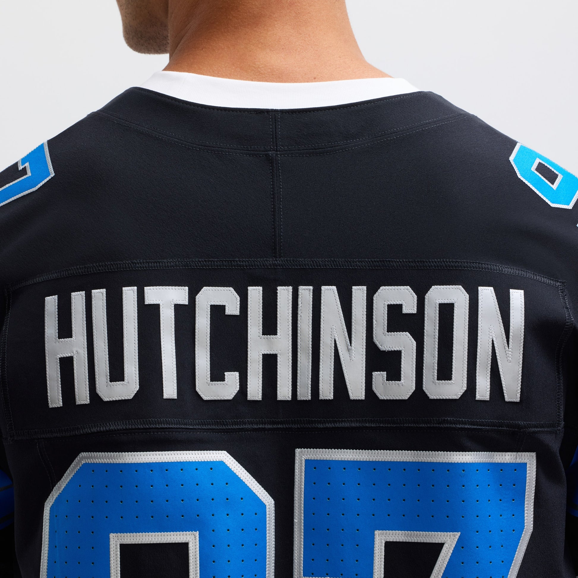 Aidan Hutchinson Detroit Lions Nike Alternate Vapor F.U.S.E. Elite Jersey - Black