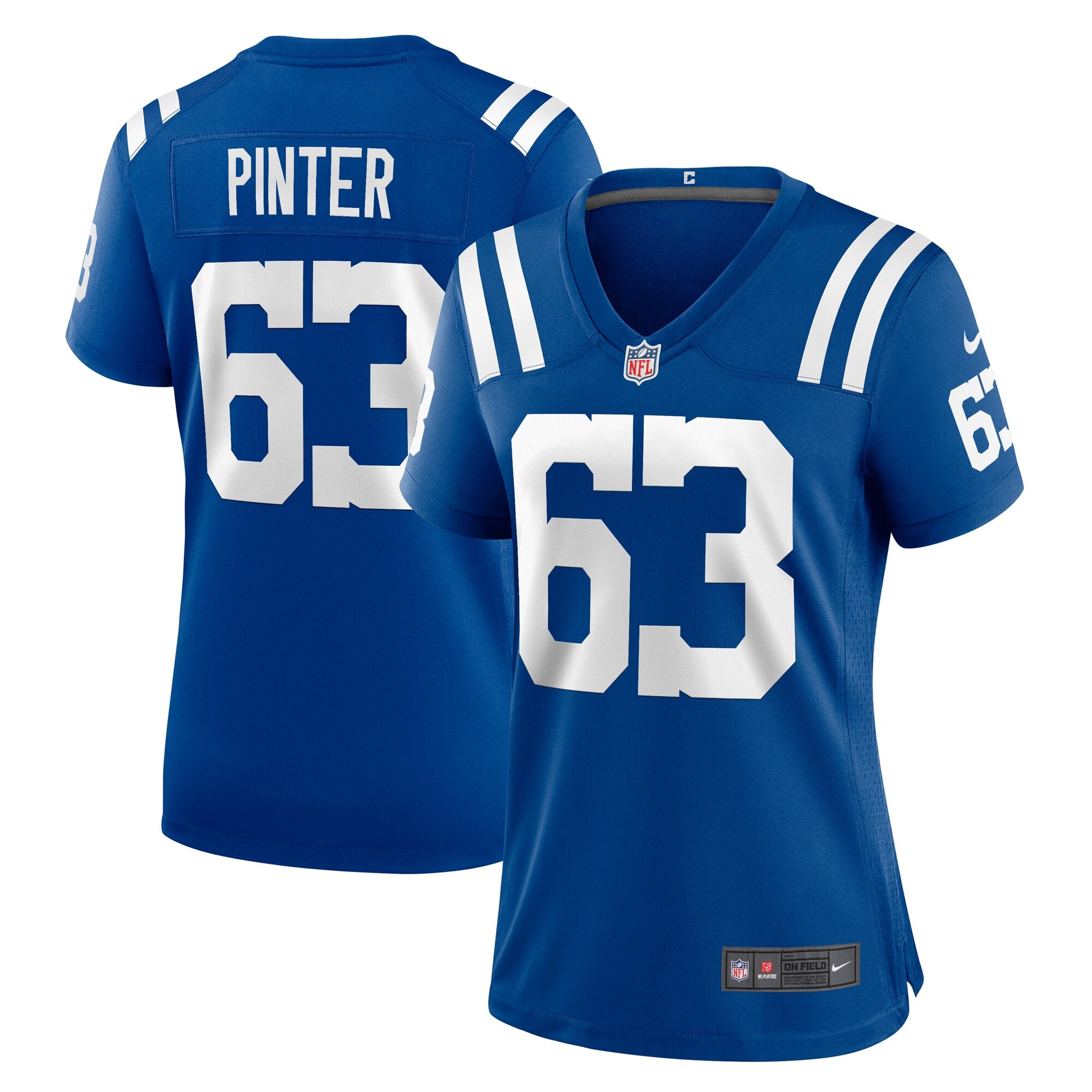 Danny Pinter Indianapolis Colts Nike Women's  Game Jersey -  Royal