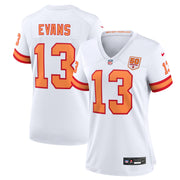 Mike Evans '76 Tampa Bay Buccaneers Nike Women's 50th Season Game Jersey - White