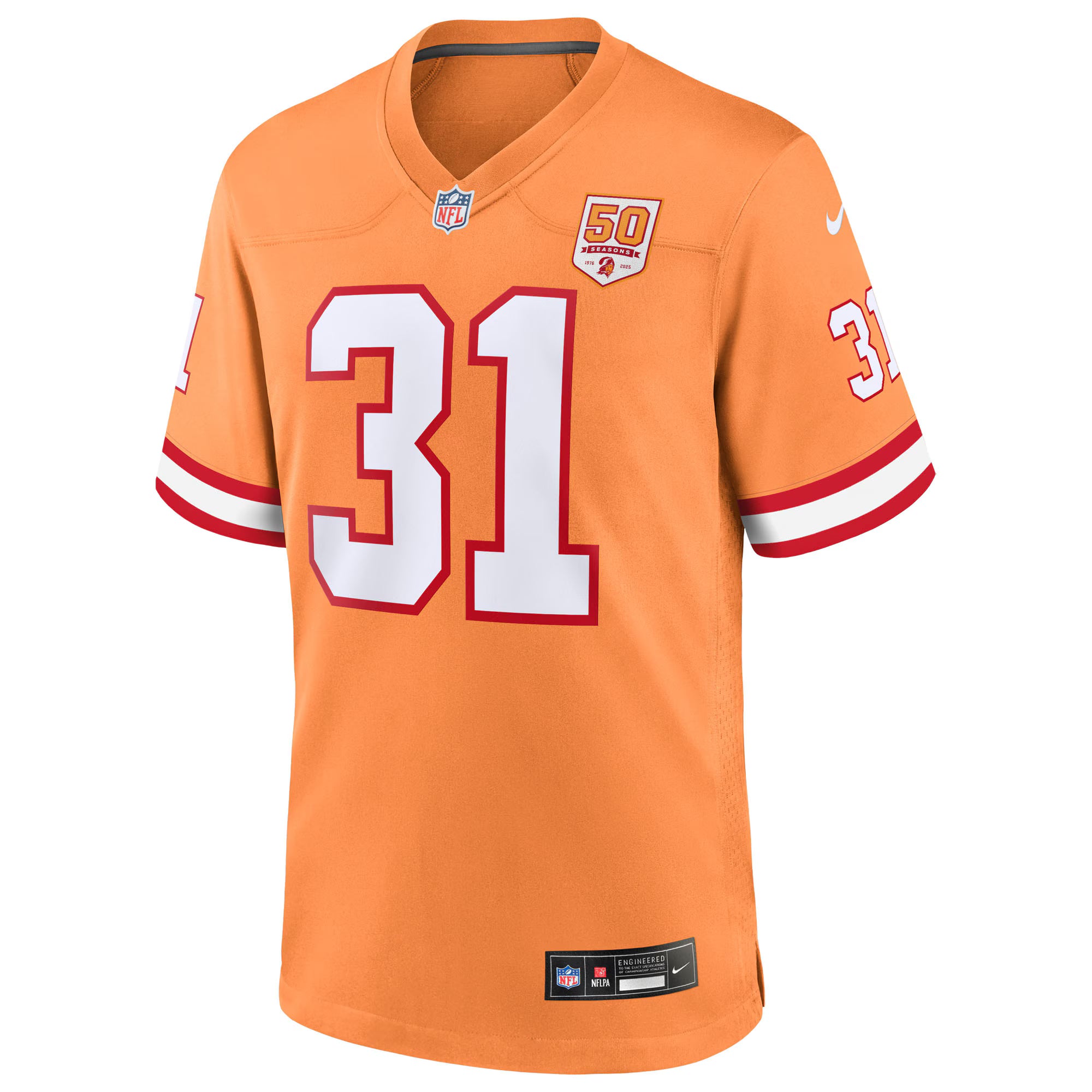Antoine Winfield Jr.  Tampa Bay Buccaneers Nike 50th Season Game Jersey - Creamsicle