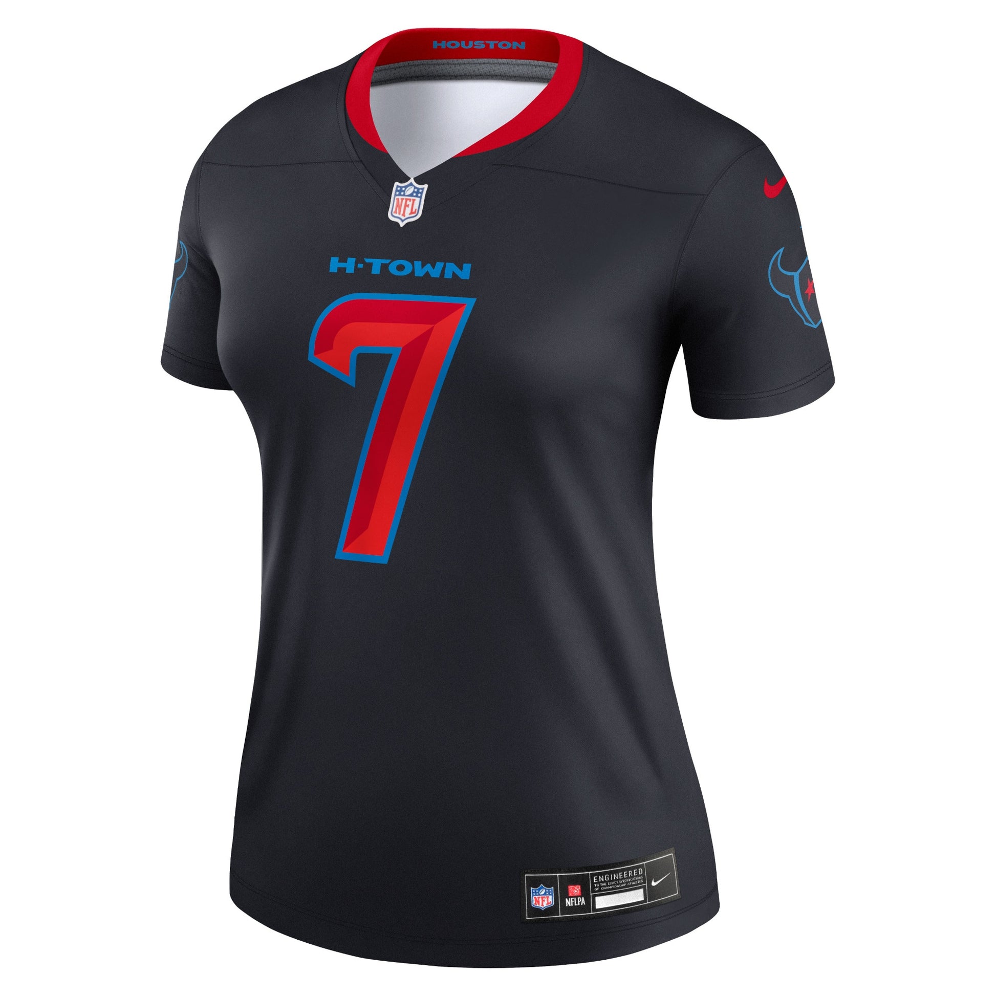 C.J. Stroud Houston Texans Nike Women's Alternate Legend Player Performance Top -  Navy