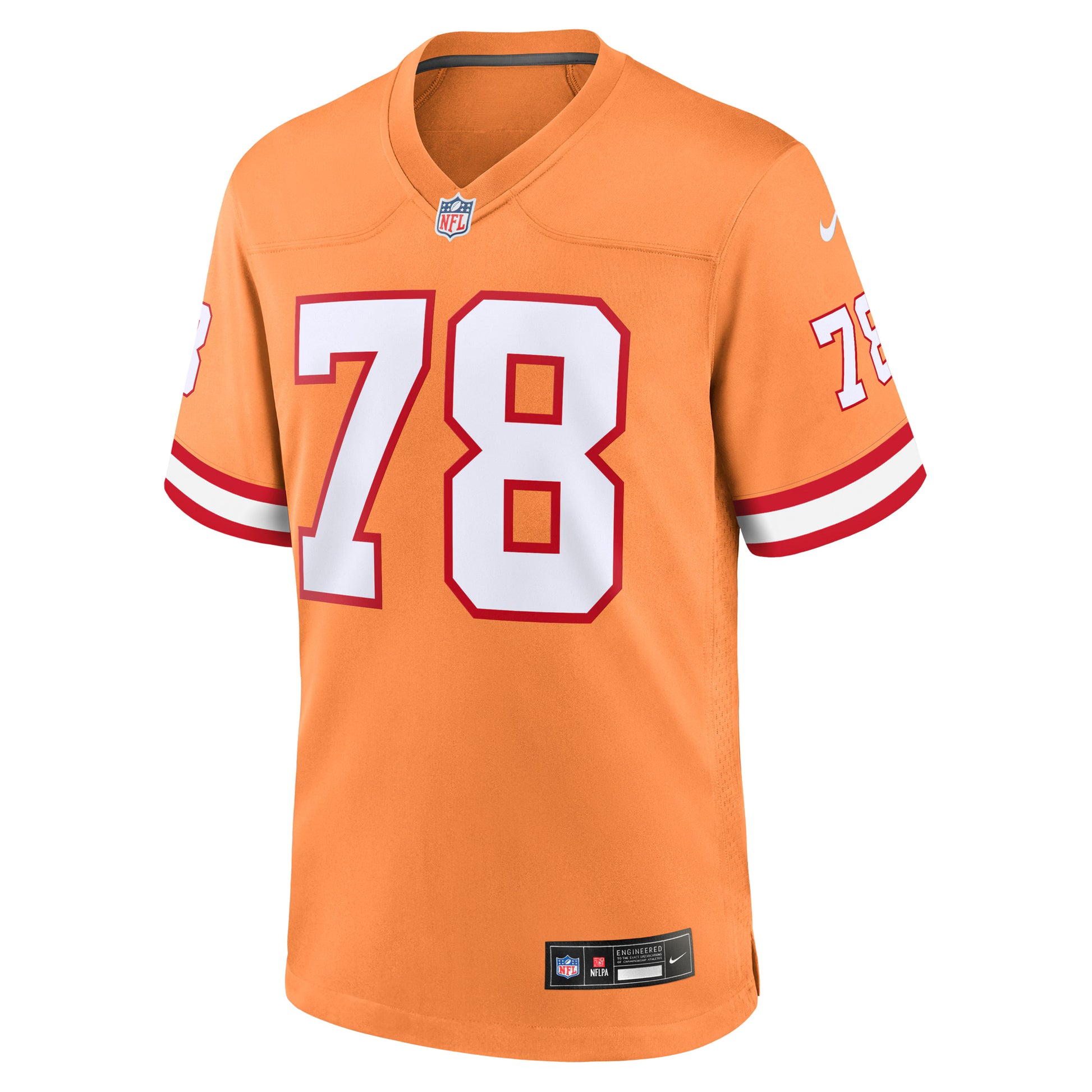 Tristan Wirfs Tampa Bay Buccaneers Nike Alternate Game Jersey - Orange