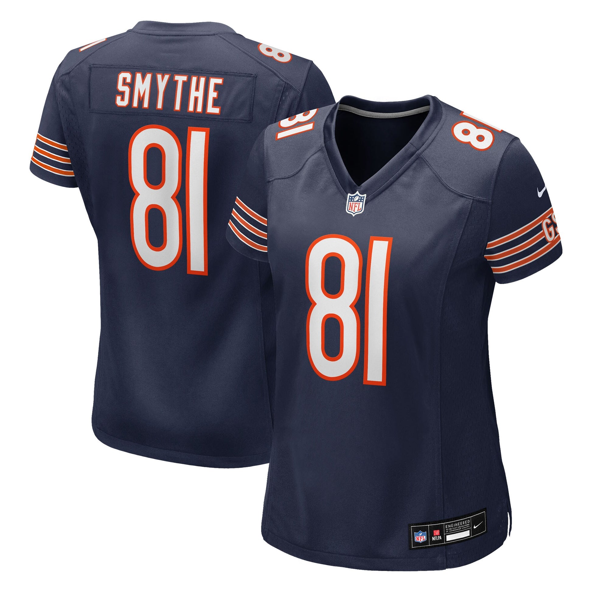 Durham Smythe Chicago Bears Nike Women's Team Game Jersey -  Navy