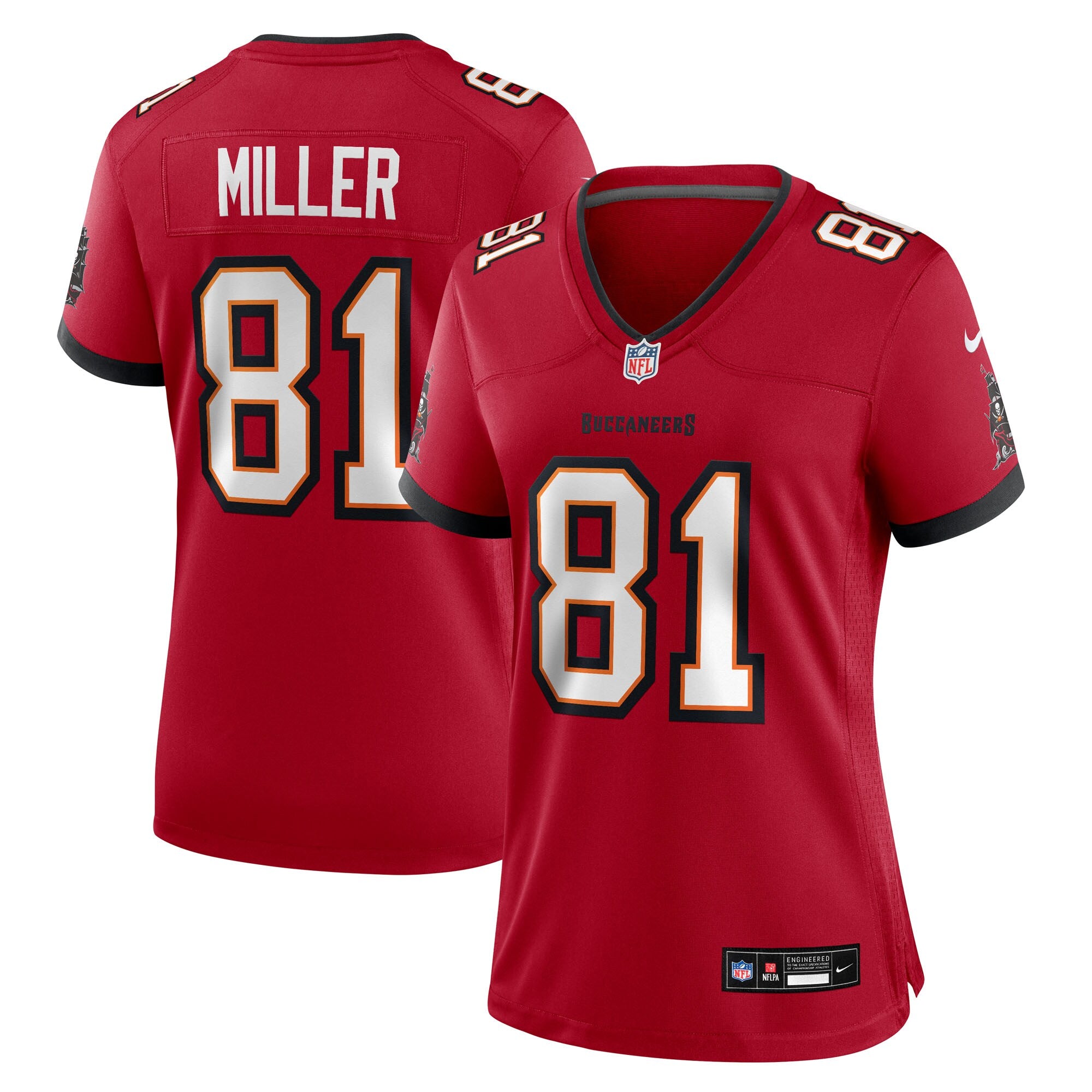 Ryan Miller Tampa Bay Buccaneers Nike Women's Team Game Jersey -  Red