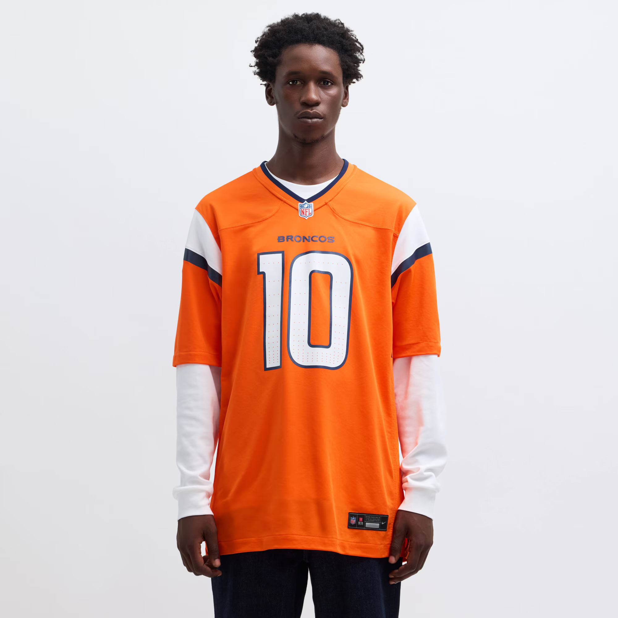Bo Nix Denver Broncos Nike  Player Game Jersey - Orange