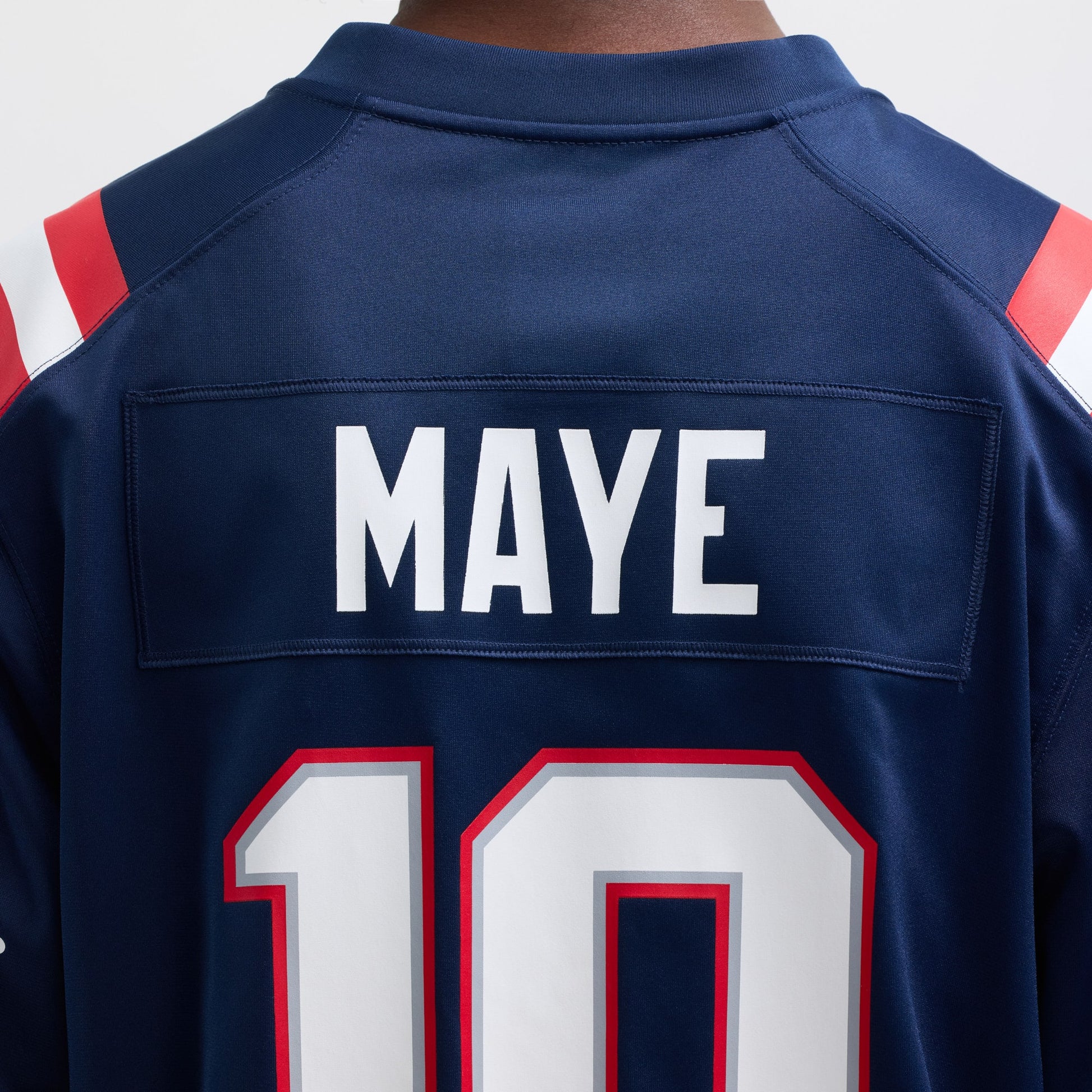 Drake Maye New England Patriots Nike  Player Game Jersey - Navy