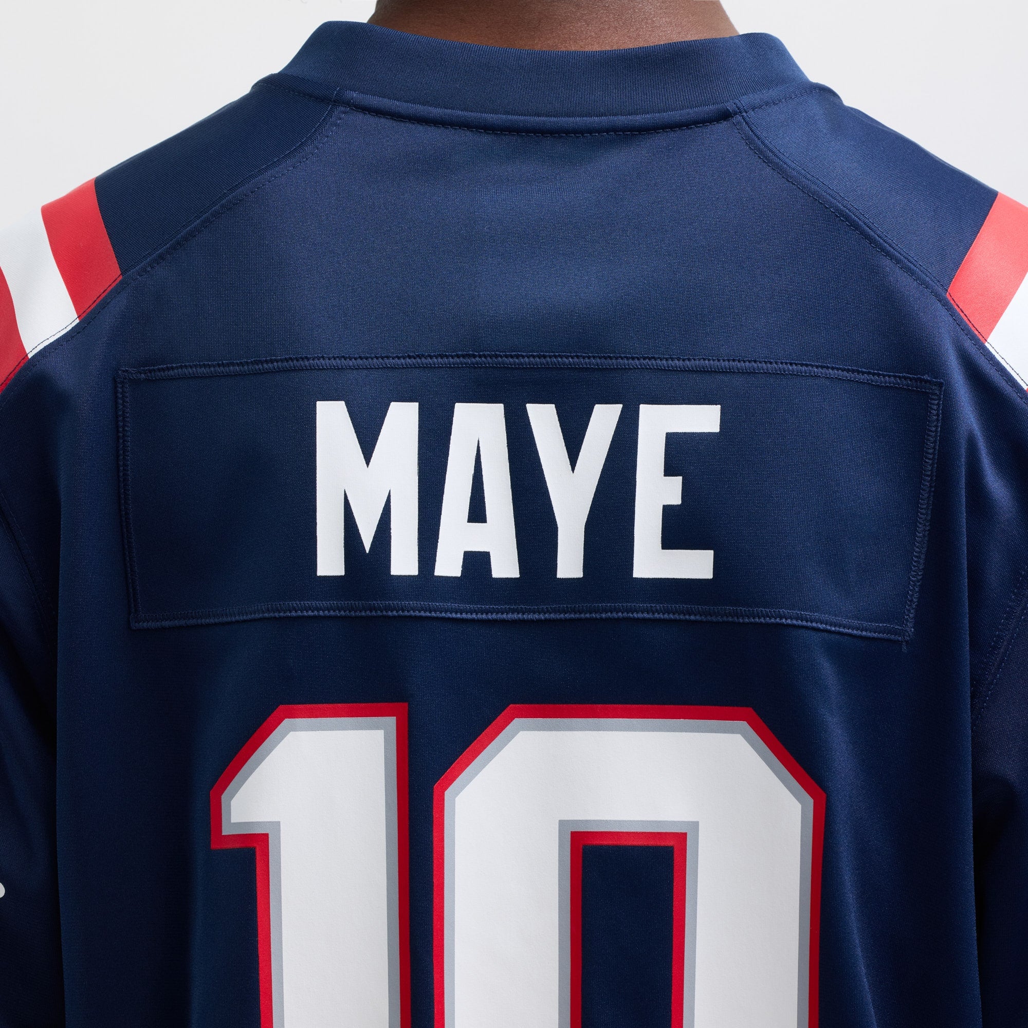 Drake Maye New England Patriots Nike  Player Game Jersey - Navy