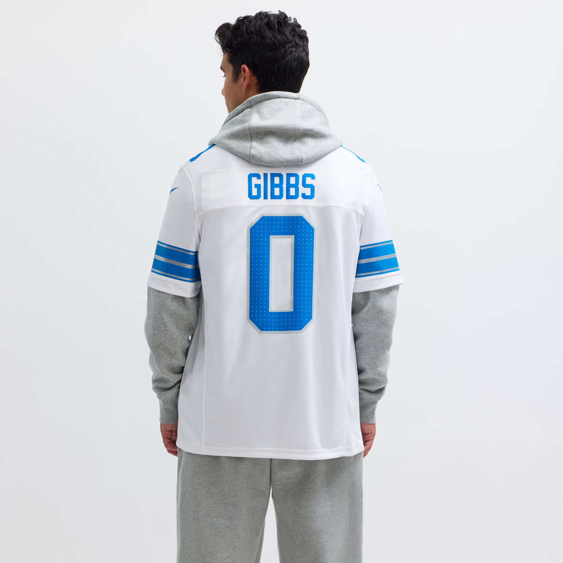 Jahmyr Gibbs Detroit Lions Nike Vapor F.U.S.E. Limited Jersey - White
