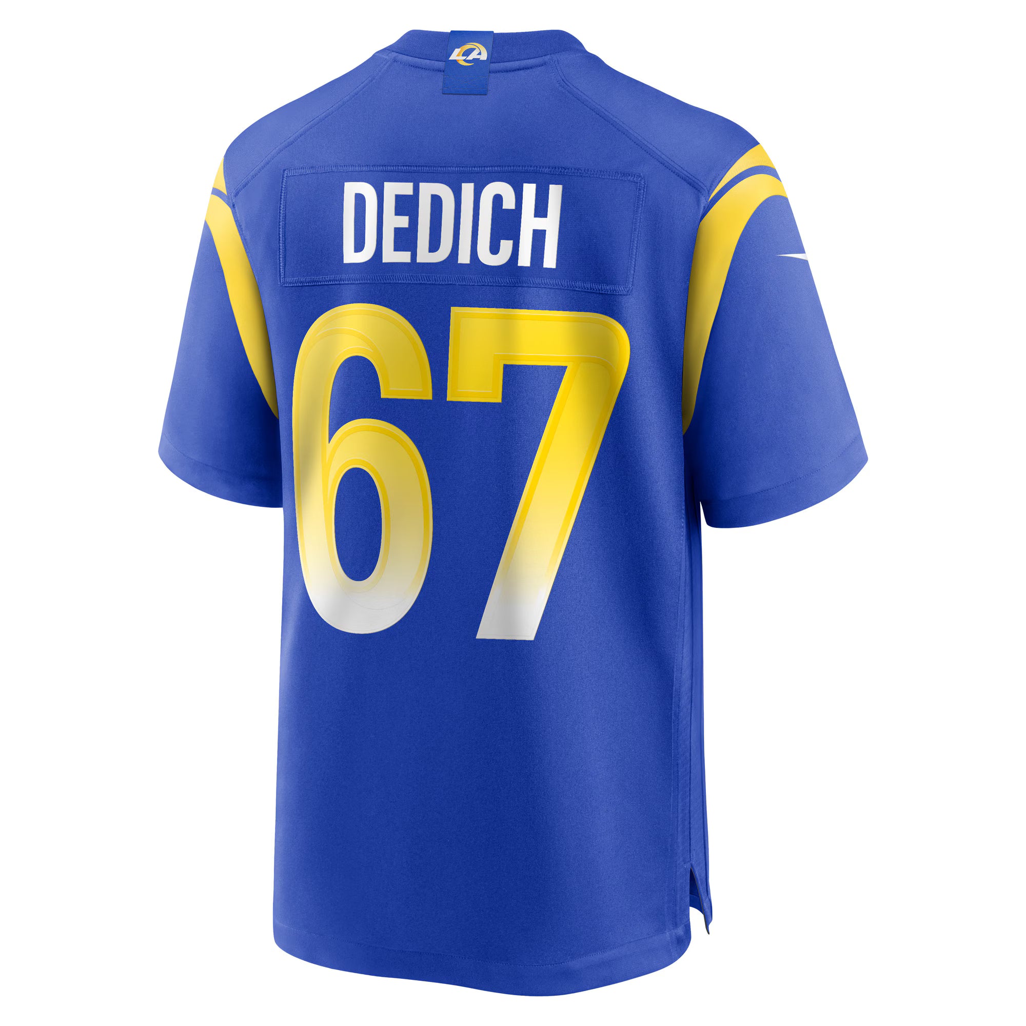 Justin Dedich Los Angeles Rams Nike Game Jersey -  Royal