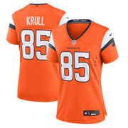 Lucas Krull Denver Broncos Nike Women's Team Game Jersey -  Orange