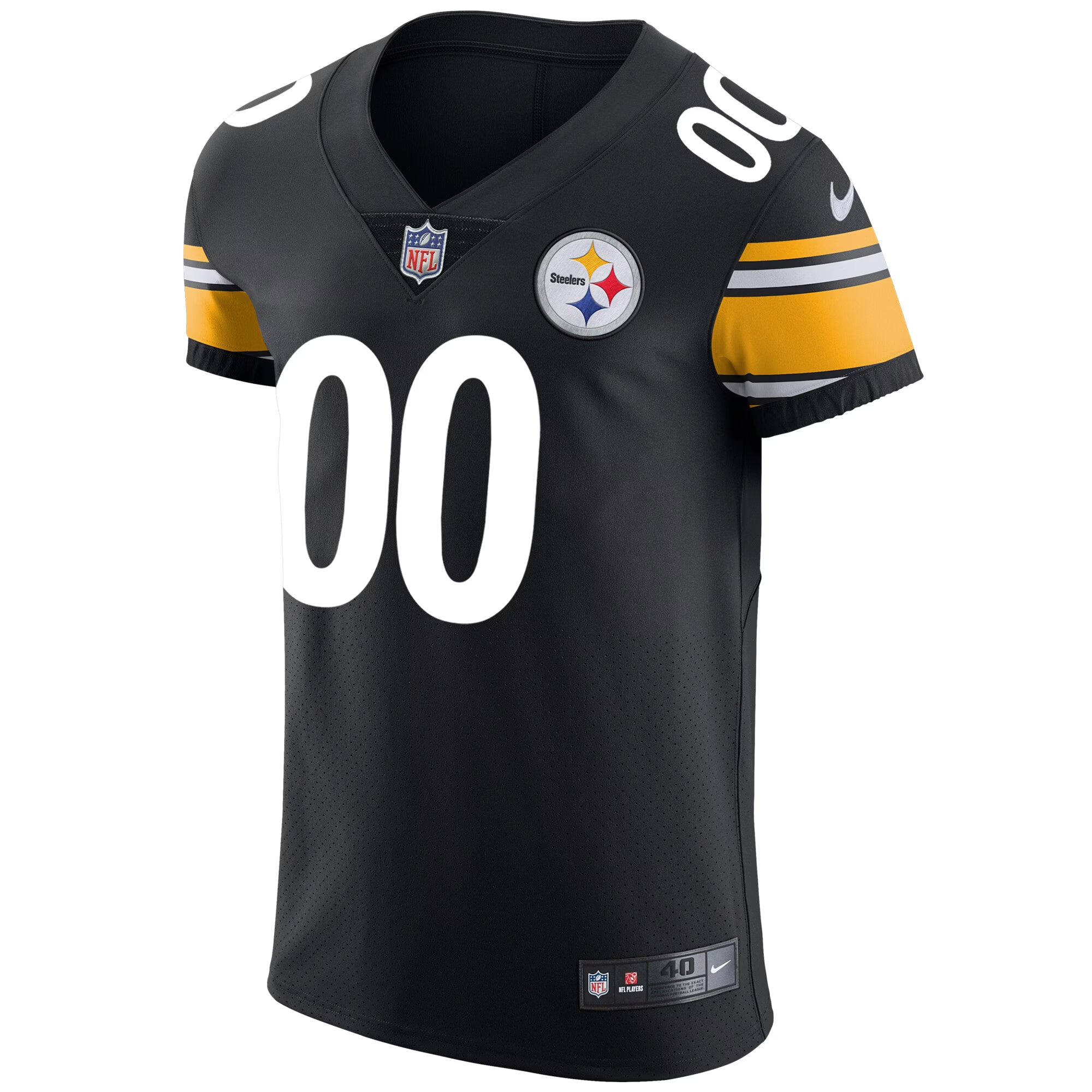 Pittsburgh Steelers Nike Vapor Untouchable Custom Elite Jersey - Black