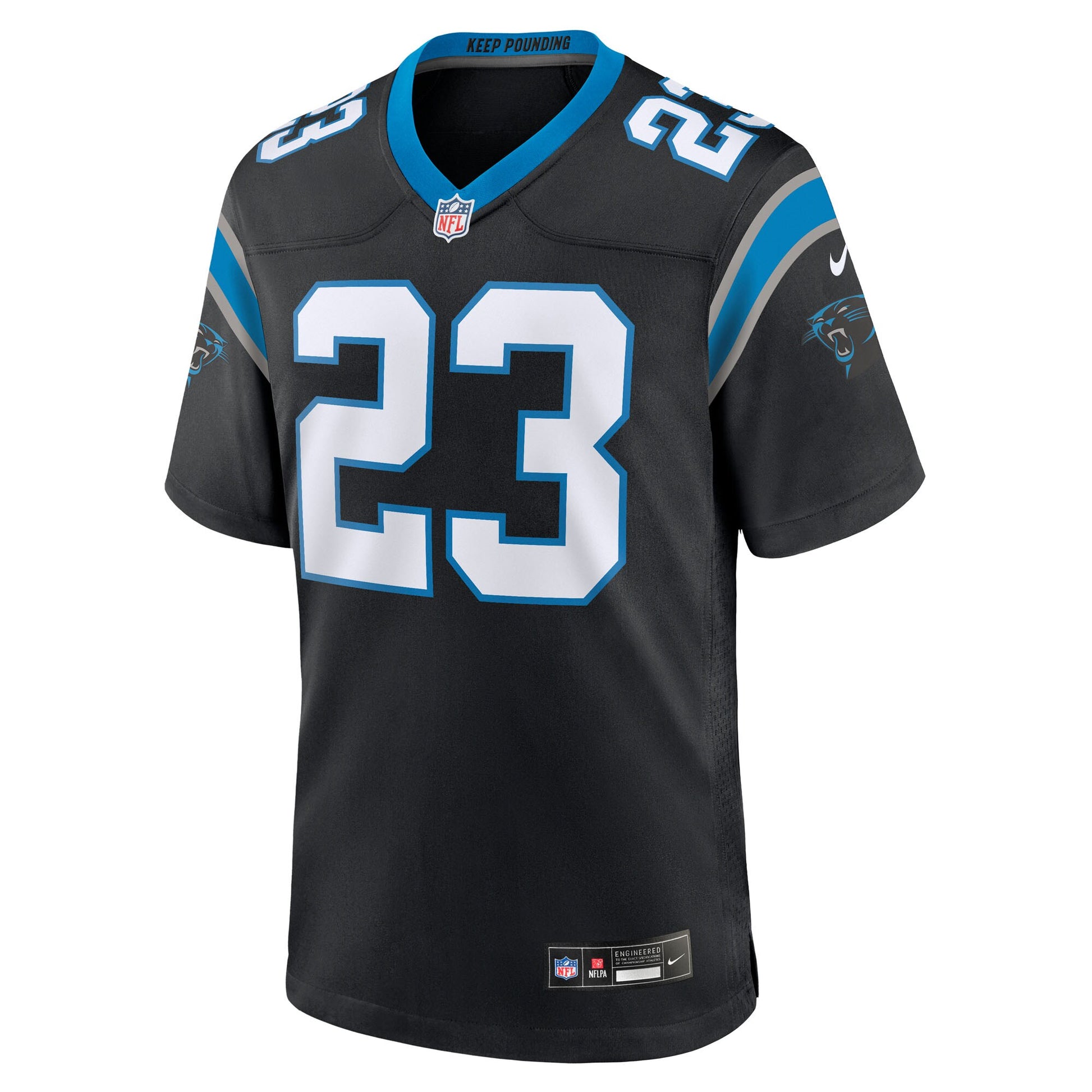 Trevor Etienne Carolina Panthers Nike Team Game Jersey -  Black
