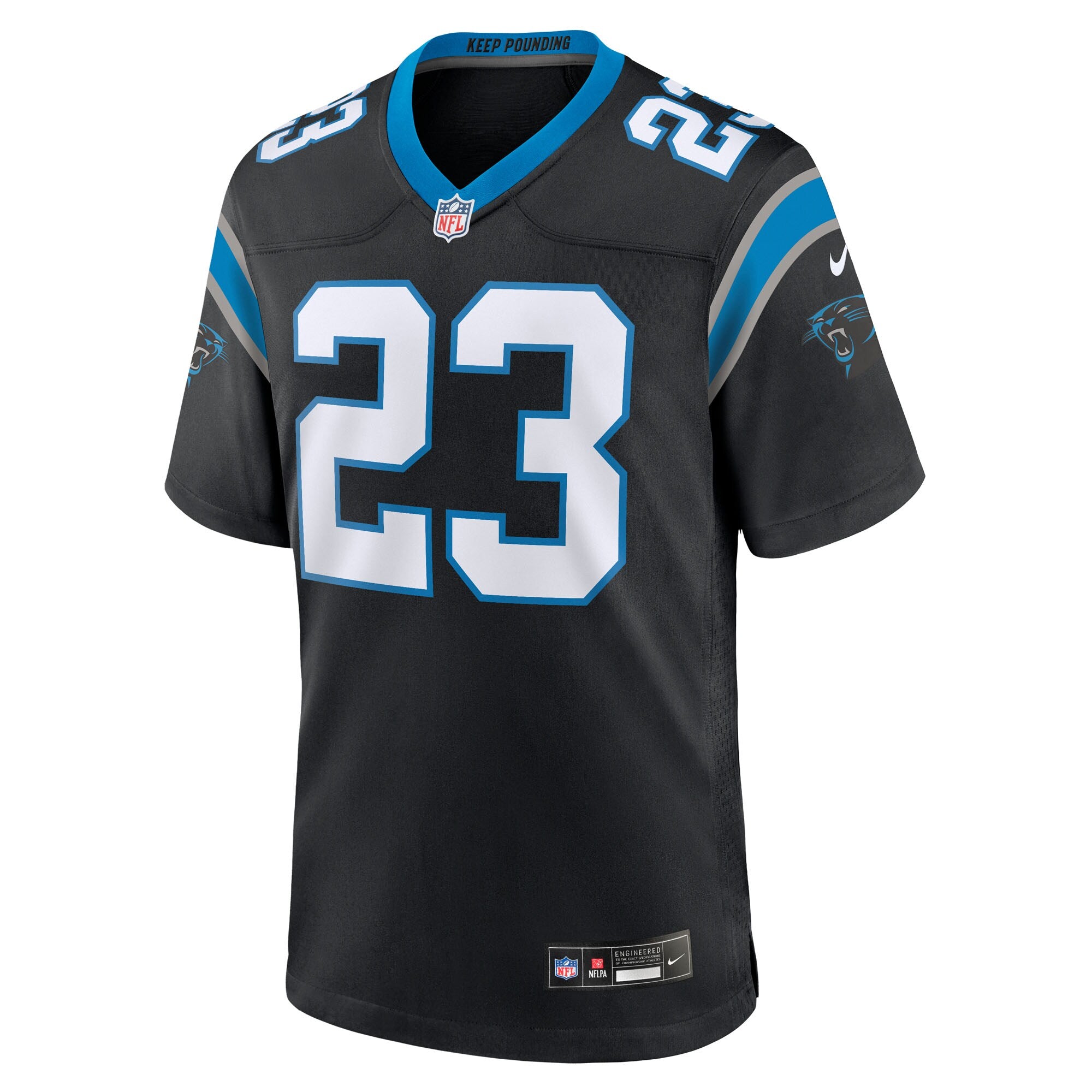 Trevor Etienne Carolina Panthers Nike Team Game Jersey -  Black