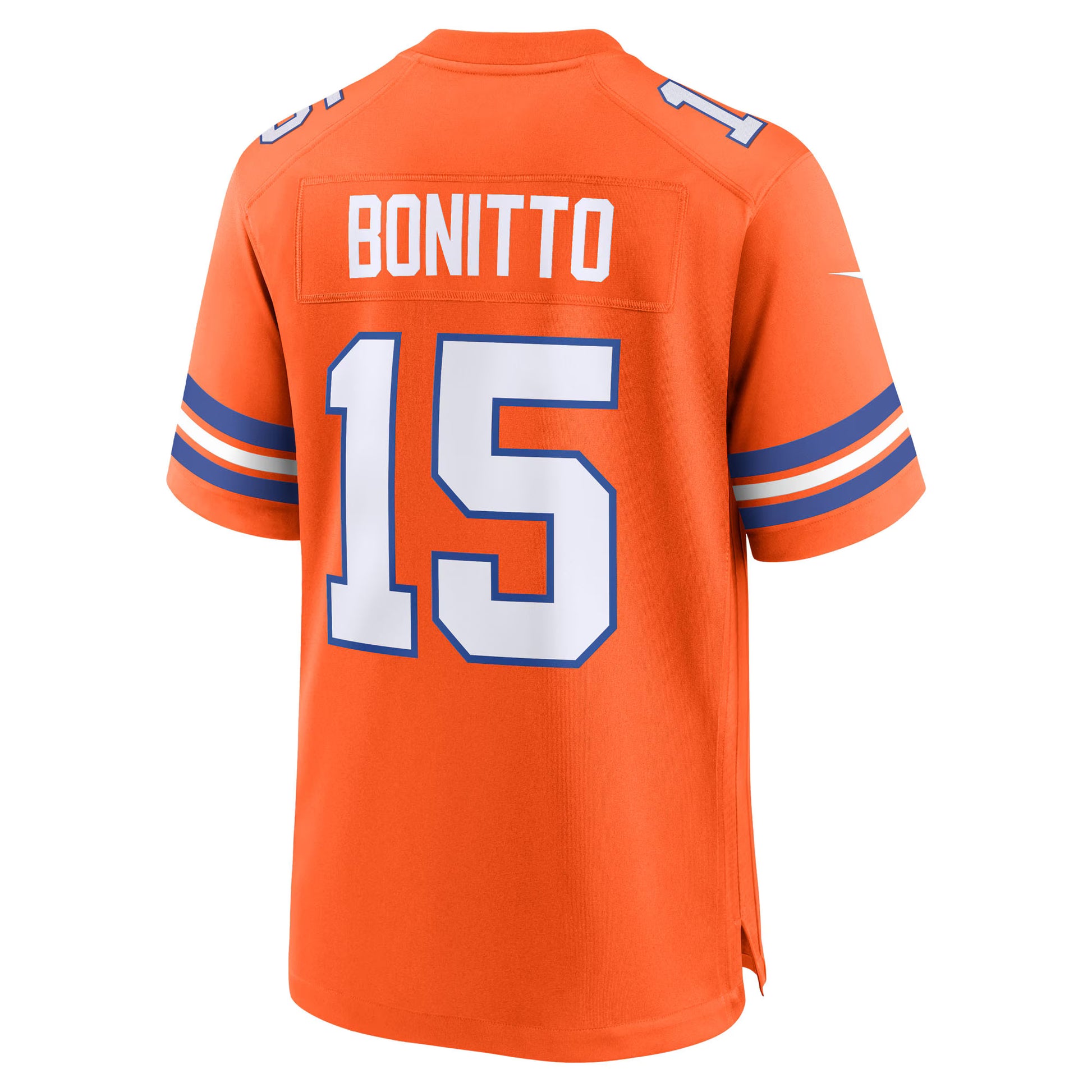 Nik Bonitto Denver Broncos Nike Alternate 2 Mile High Collection 1977 Throwback Game Jersey -  Orange