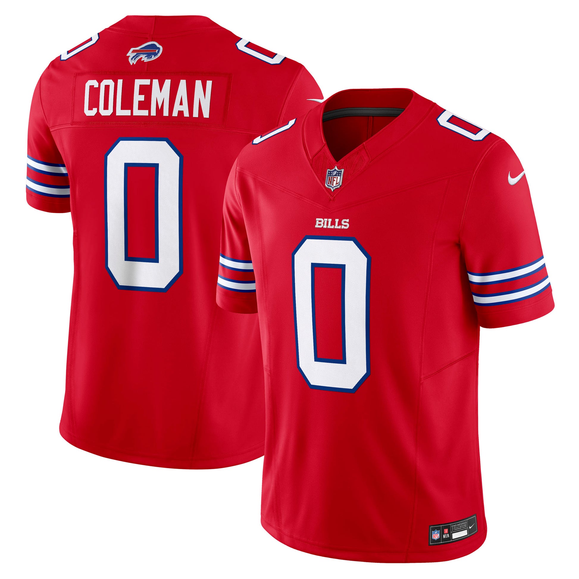 Keon Coleman Buffalo Bills Nike Alternate  Vapor F.U.S.E. Limited Jersey - Red